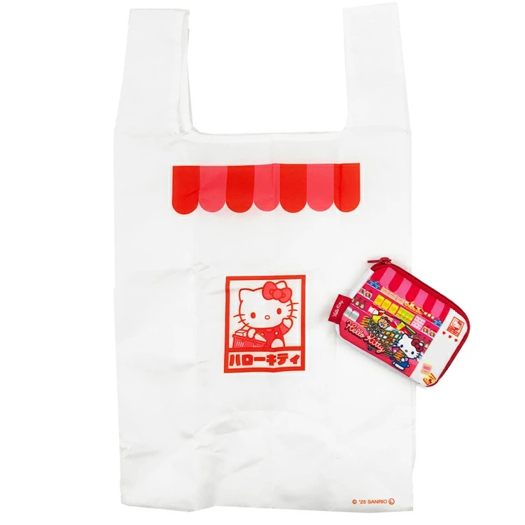 Sanrio 超市造型系列 環保袋附收納袋