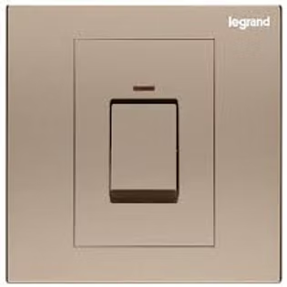 Legrand Galion 玫瑰金 45A單位 燈曲