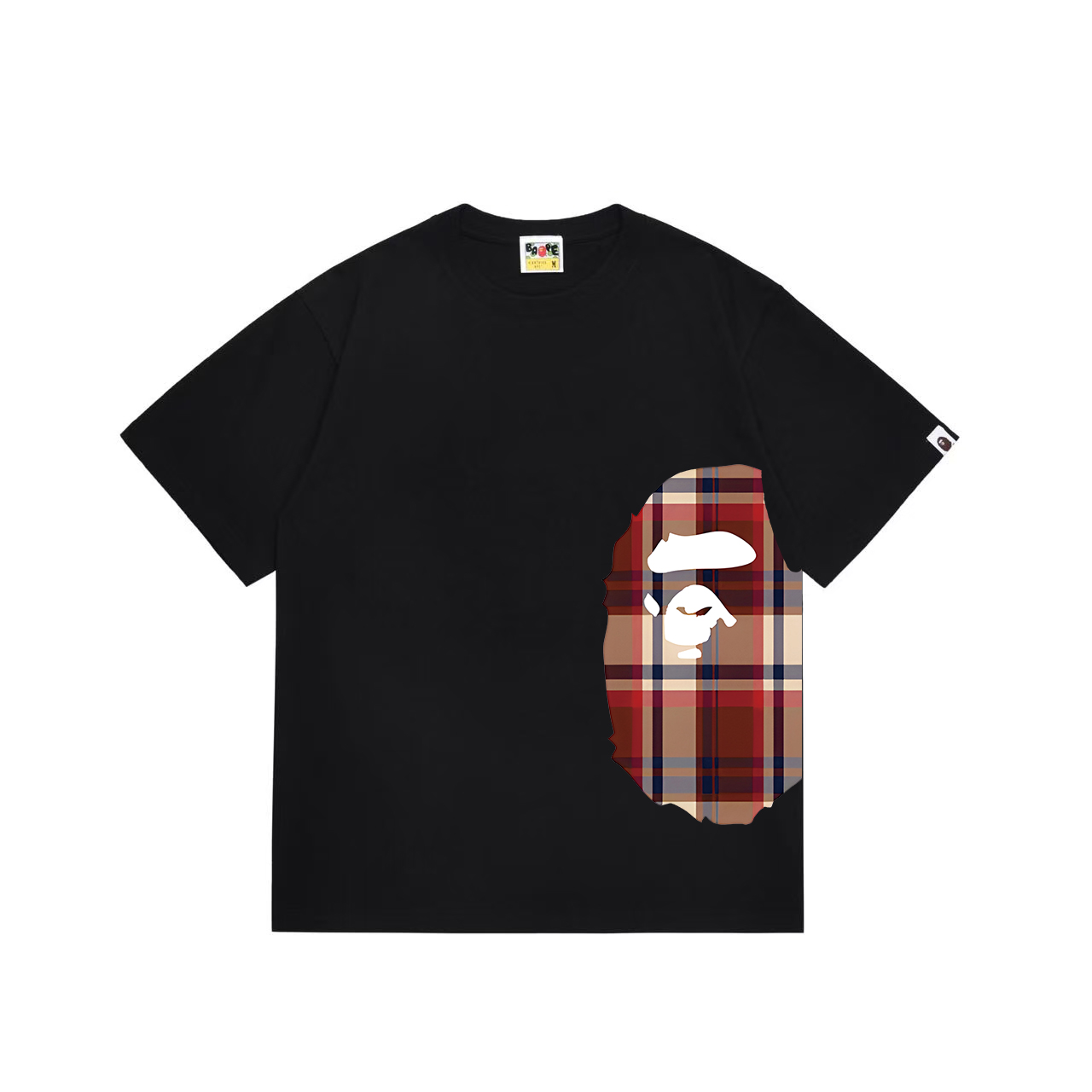 Bape Check Big Ape Head Tee