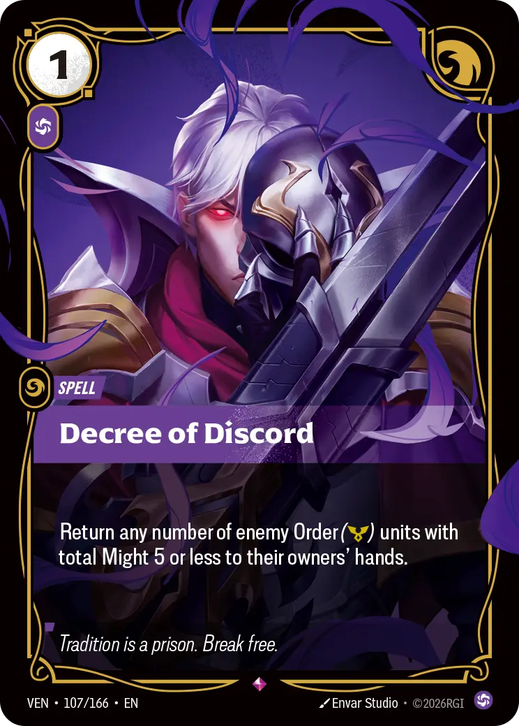 Vendetta - Rare - Chaos Rune (Set 4)