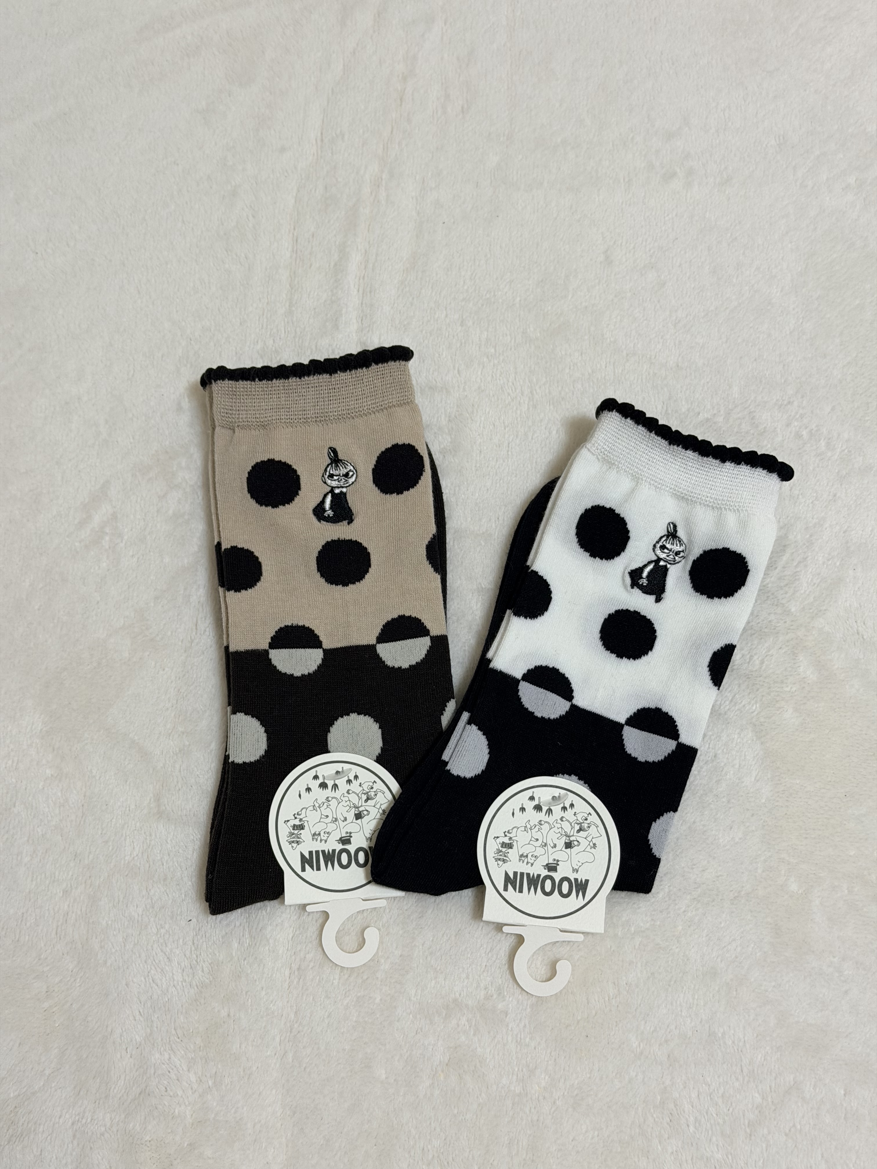 Moomin 波點襪 23-25cm