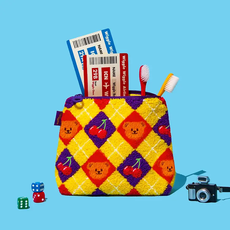 [Wiggle Wiggle] Fleece Pouch (3種)