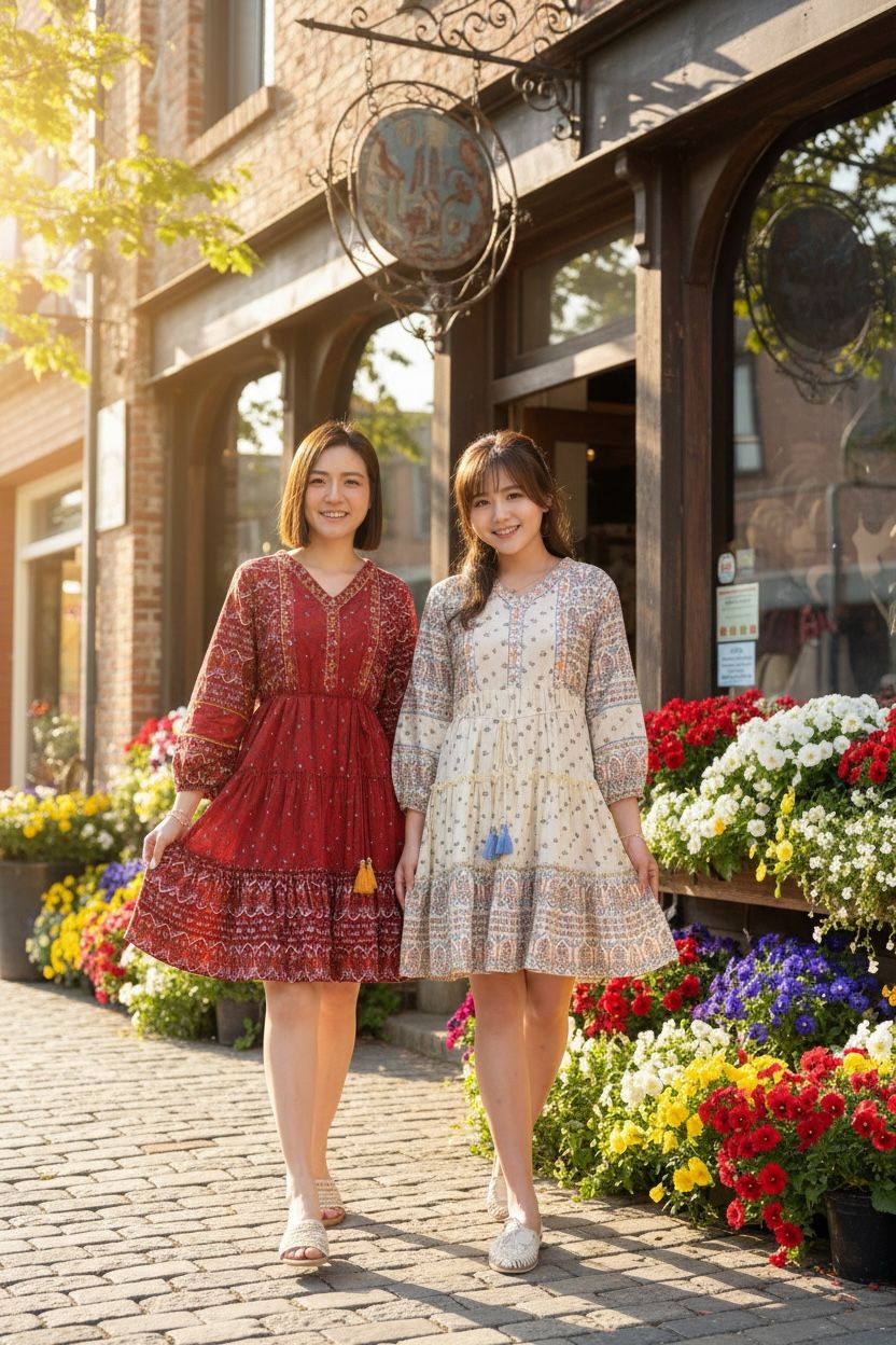 1633 Beige 3 Layer Short V neck OP 37"