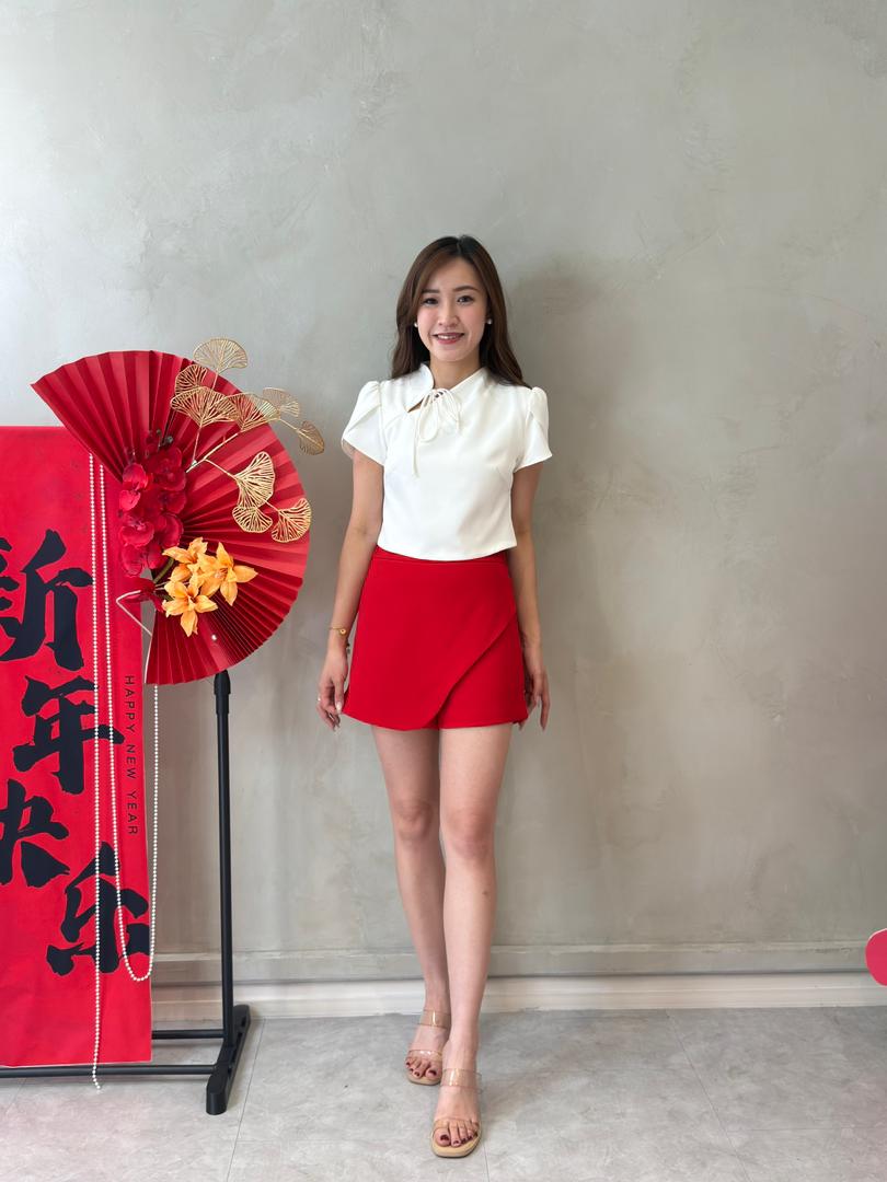 A-SP580304 Flip Front Skirt Pant