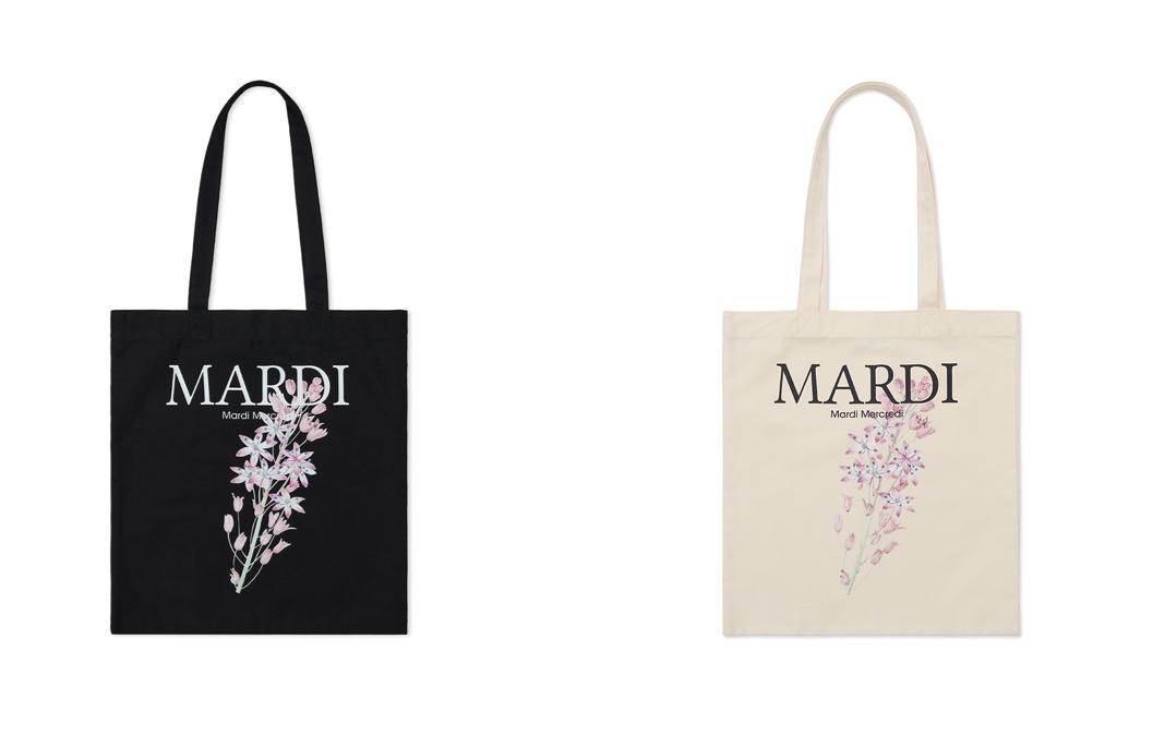 Mardi 新款tote bag 01 限時優惠 Black or cream COTTON 코튼 100% Size Body W 37 x H 40 (cm) Strap W 2.5 x L 68.5 (cm)