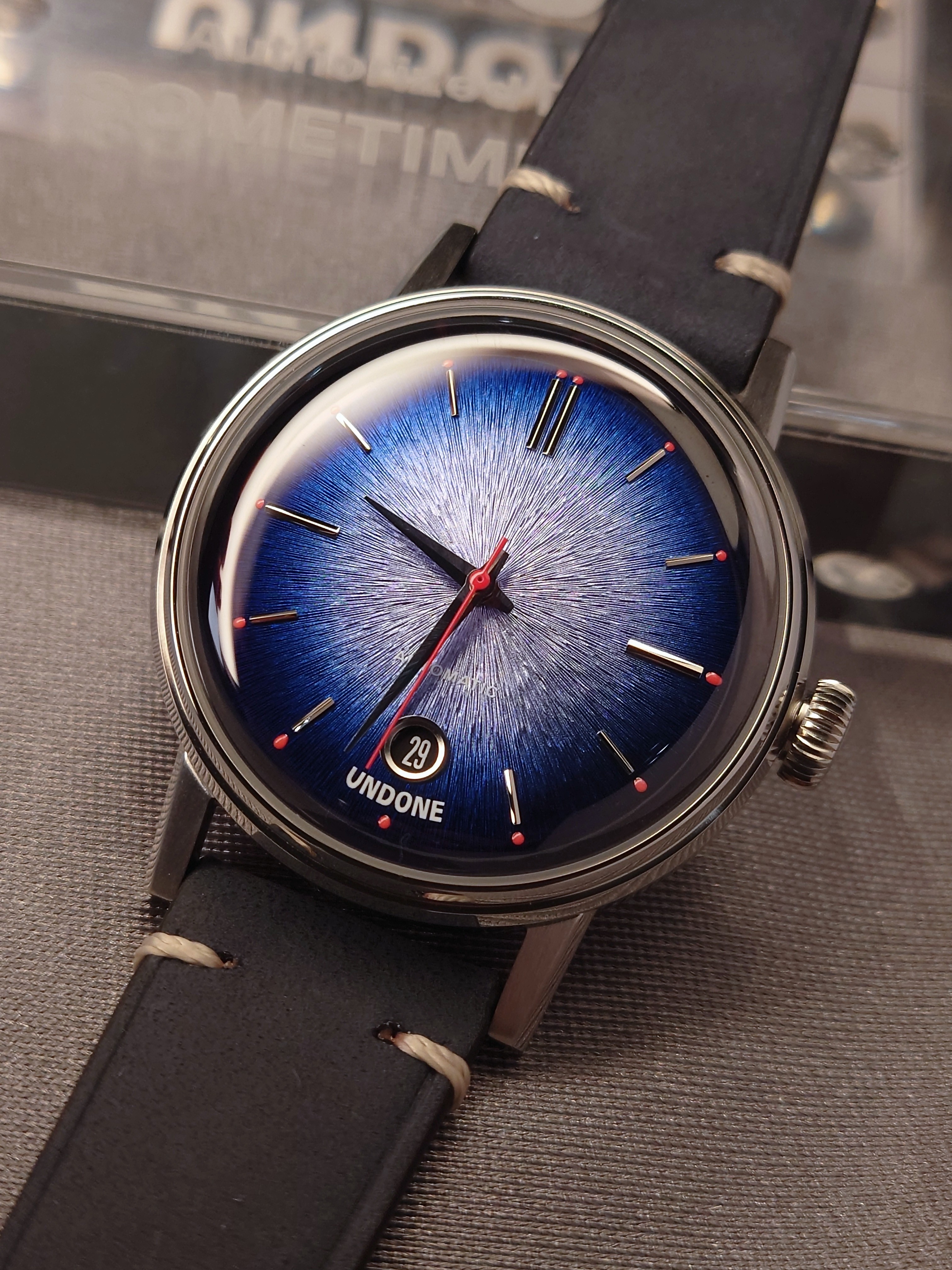 Undone 琺瑯面 Enamel Verde Automatic - URB-RTO-BLU Blue