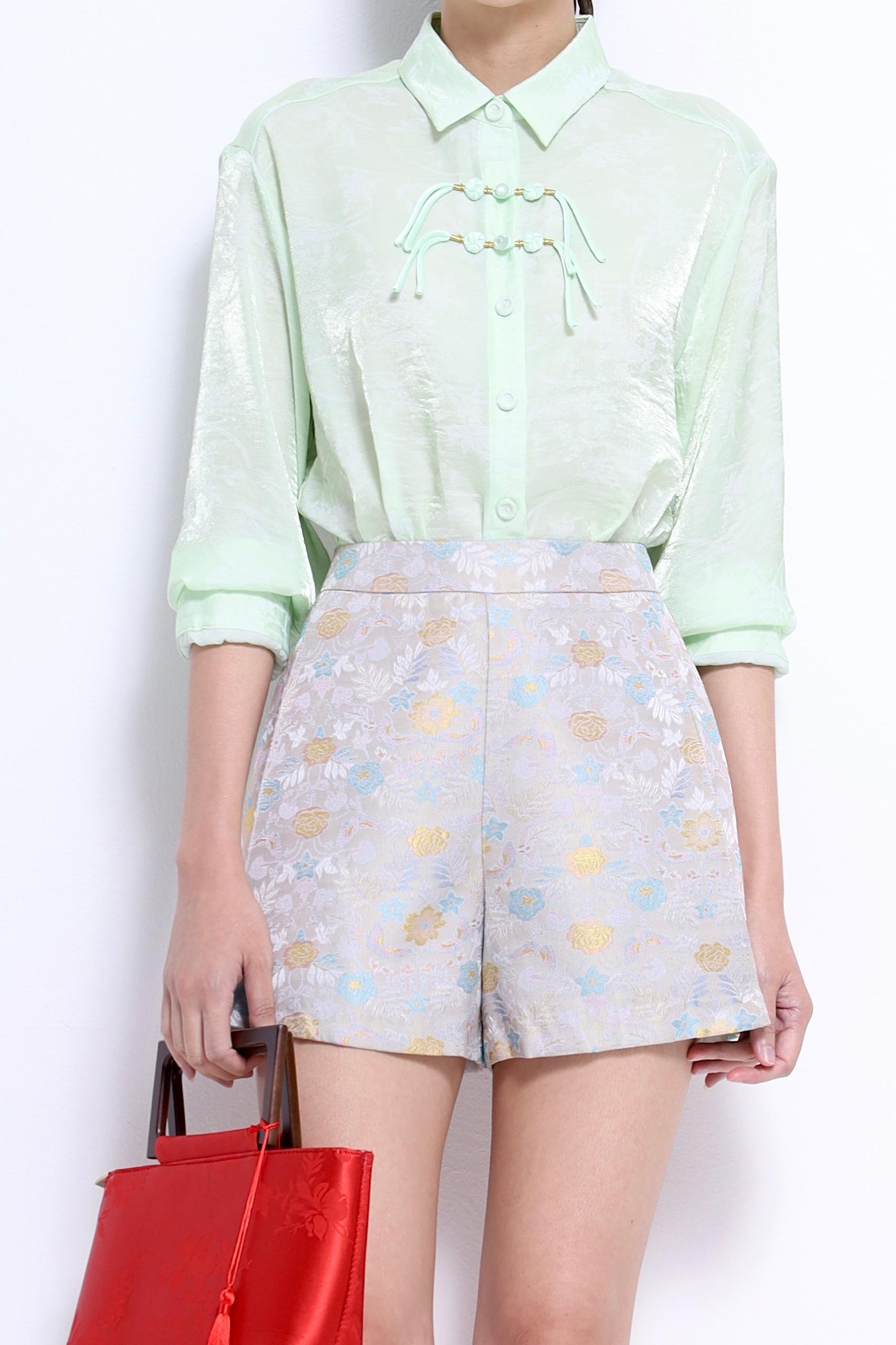 独家长袖旗袍上衣 2658