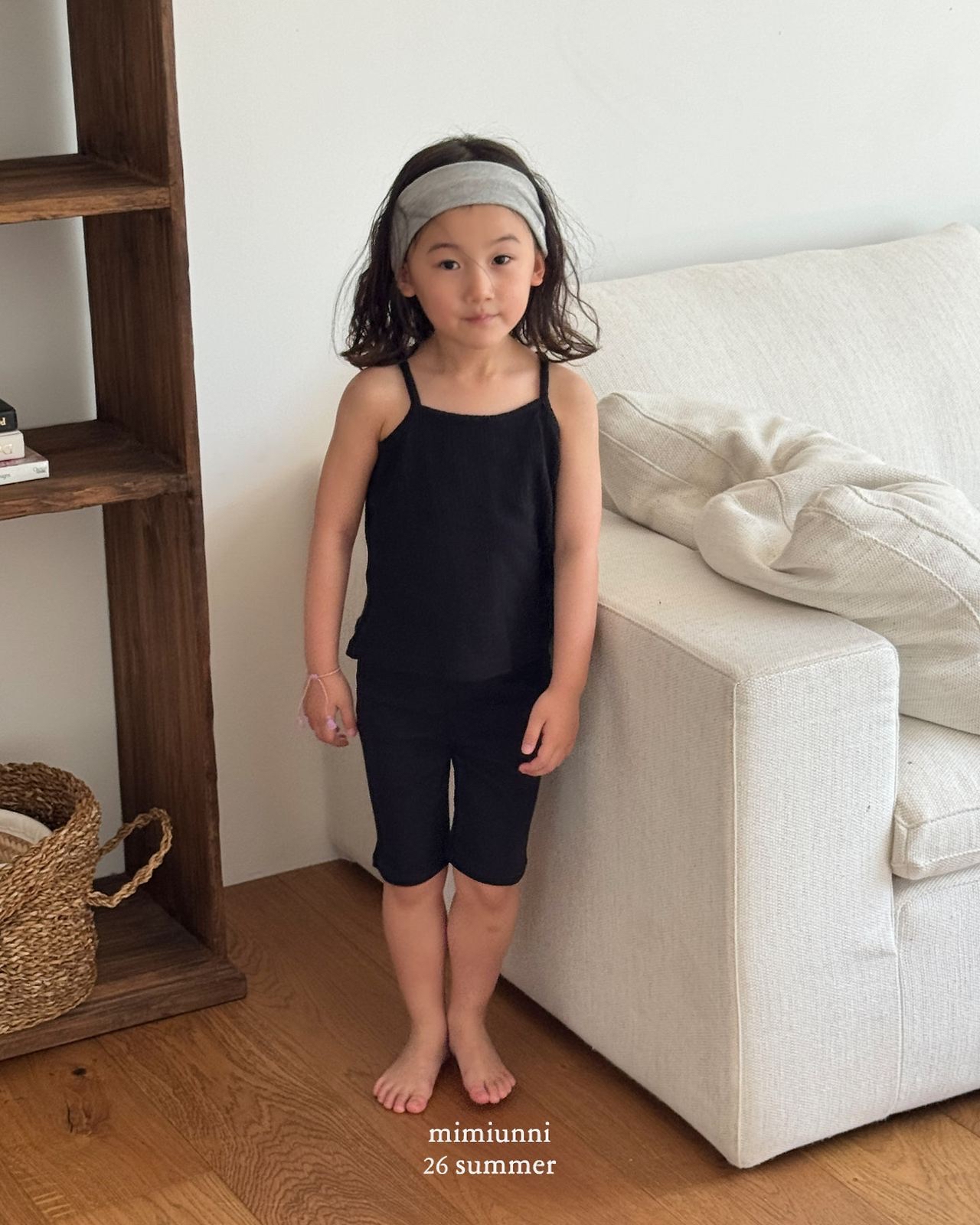 Mimiunni | 1+1 soft leggings (Black+Grey L105-115)