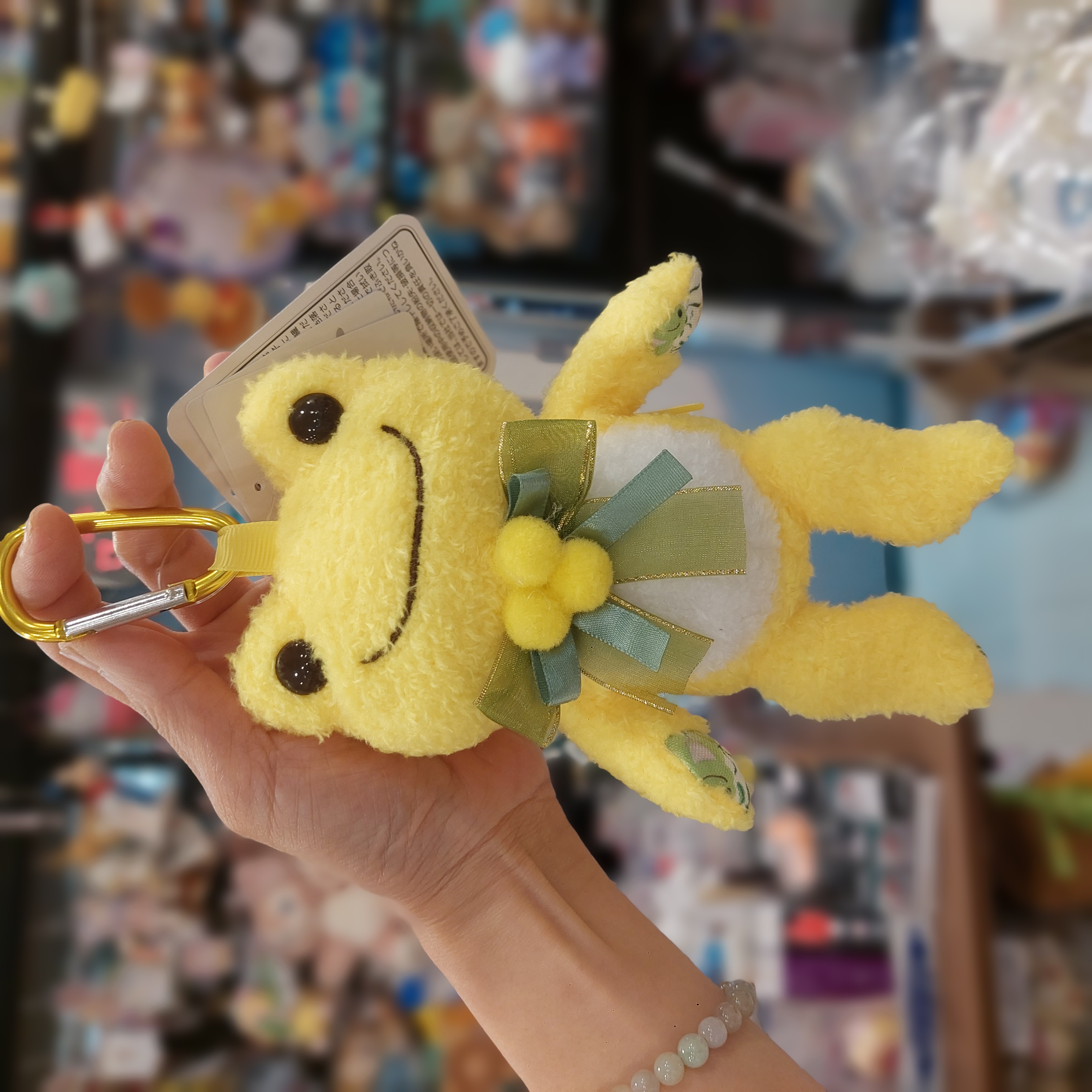 原裝日本 Pickle the forg 明日蛙 Hibiya-Kadan 公仔 連 環保袋