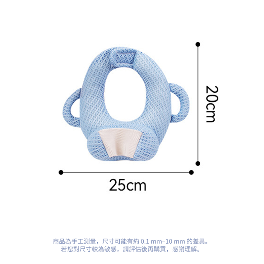 寶寶自動餵奶枕 懶人哺乳枕頭 防吐奶枕頭 嬰兒食奶固定支架 粉色 [平行進口] HK2731