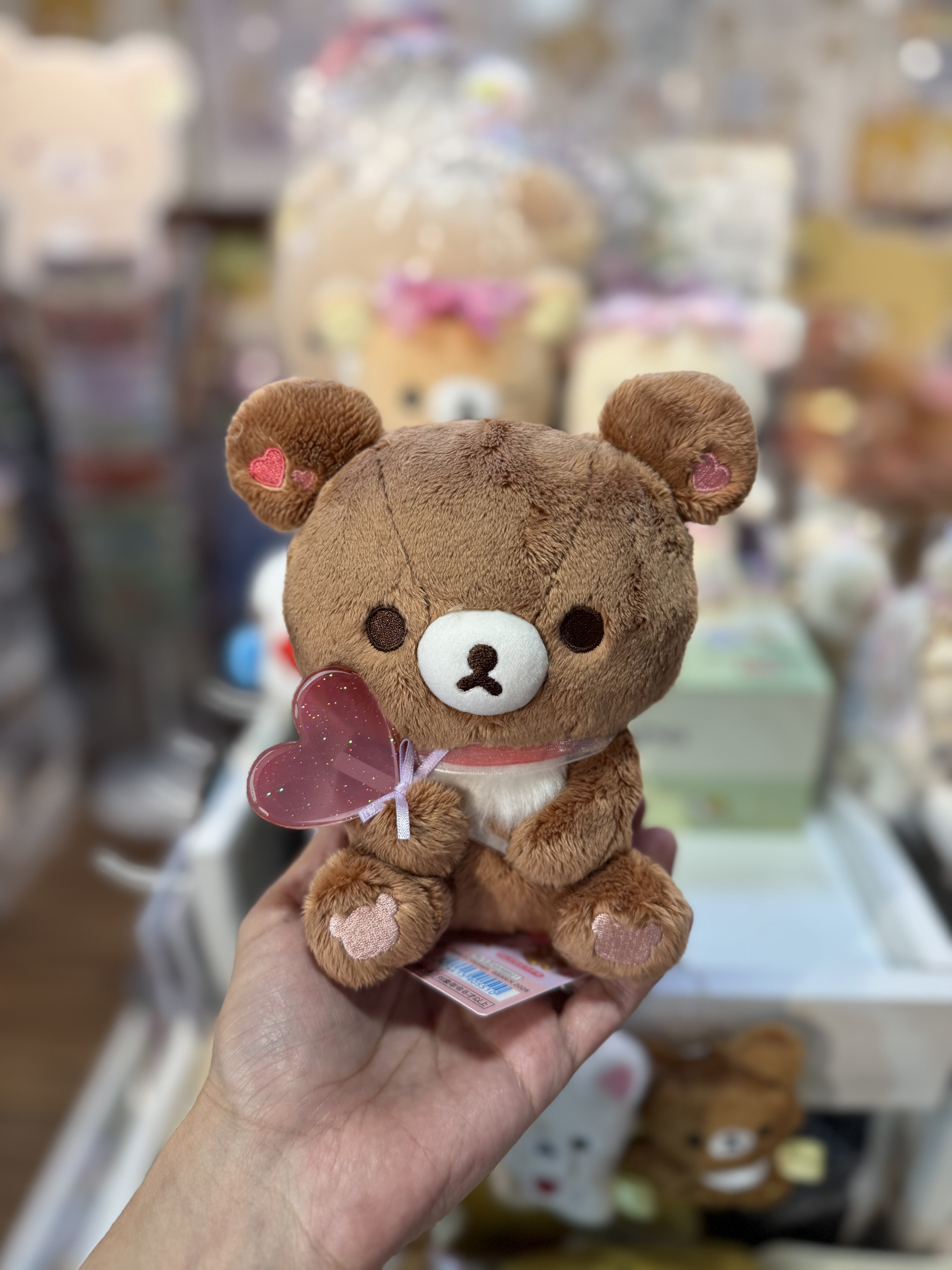 《現貨》全新日本專店限定 Rilakkuma情人節造型公仔