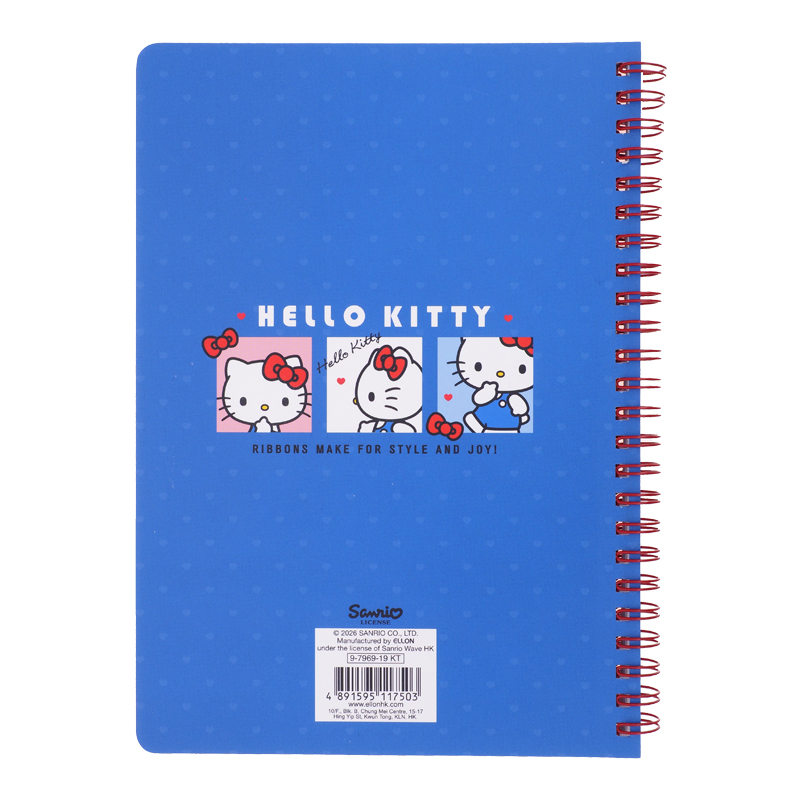 Hello Kitty Wire-O Notebook 線圈簿
