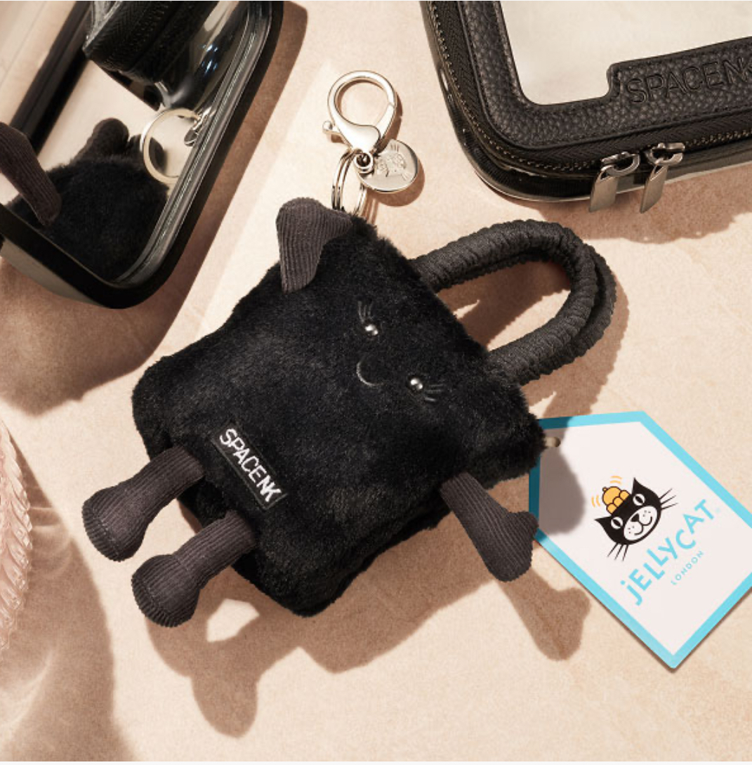 JELLYCAT Amuseables Space NK Bag Charm 小黑袋
