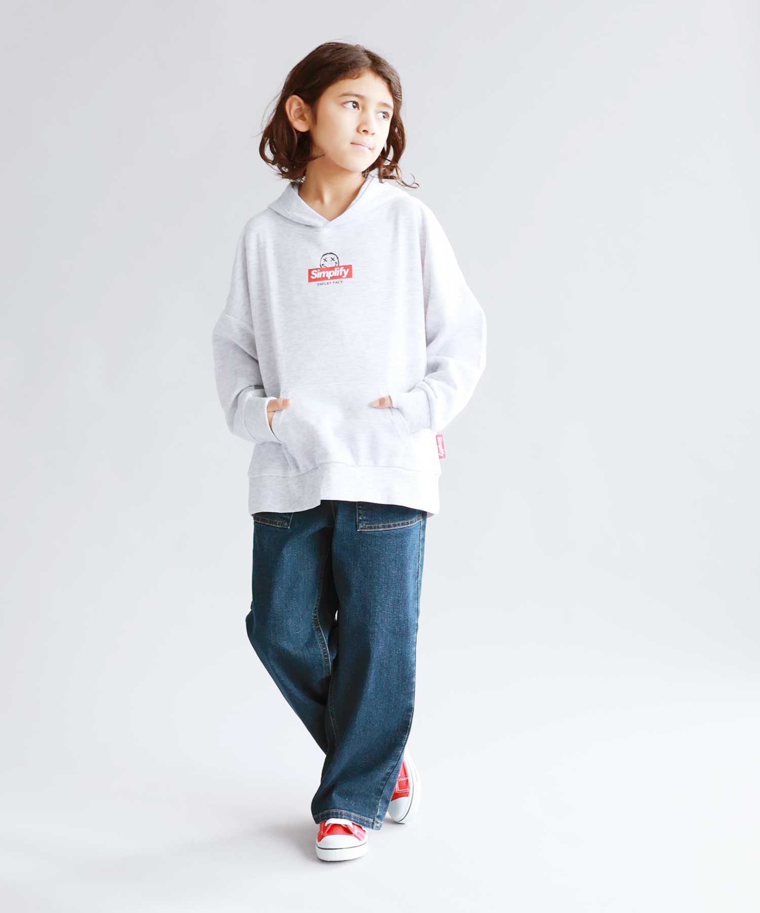 🆕【⭐訂購⭐】🇯🇵日本直送 🌀Simplify 噴繪風Smiley Face 連帽衛衣［2款選］🌀[ELJA-0246][261126]