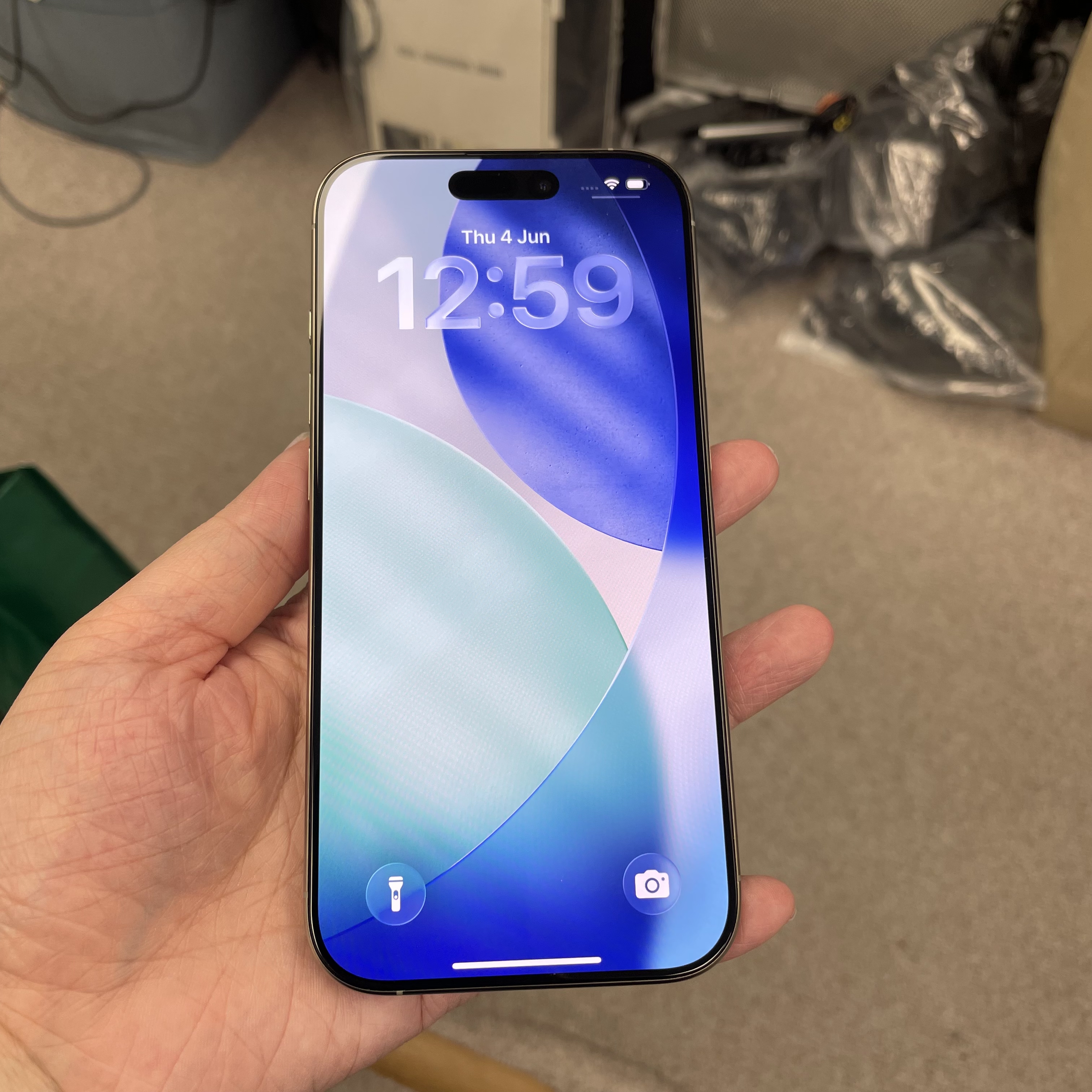 *6675 16 Pro 完美機 256GB 電94 原色 gray