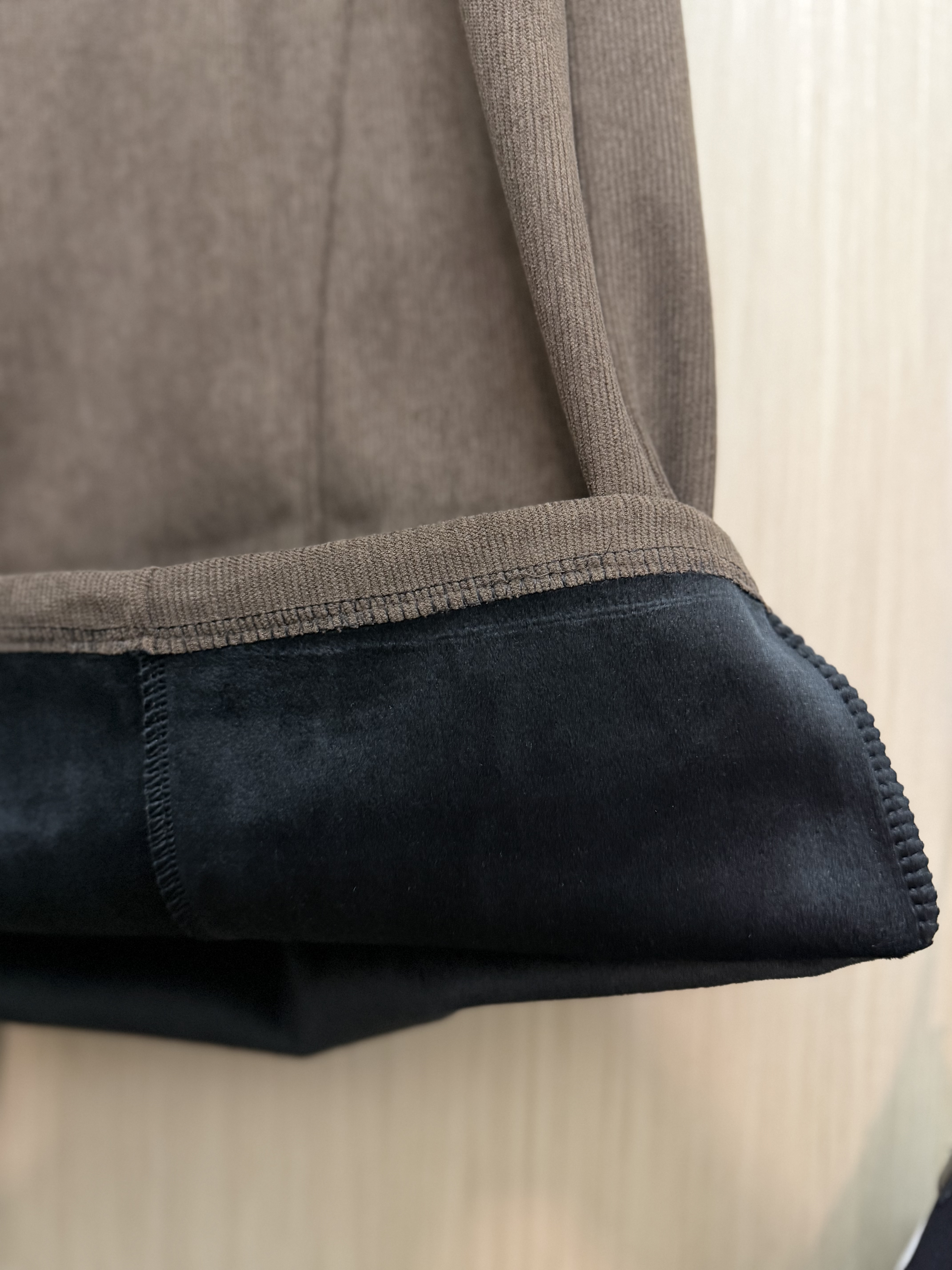 羅紋束腳褲（咖啡色）