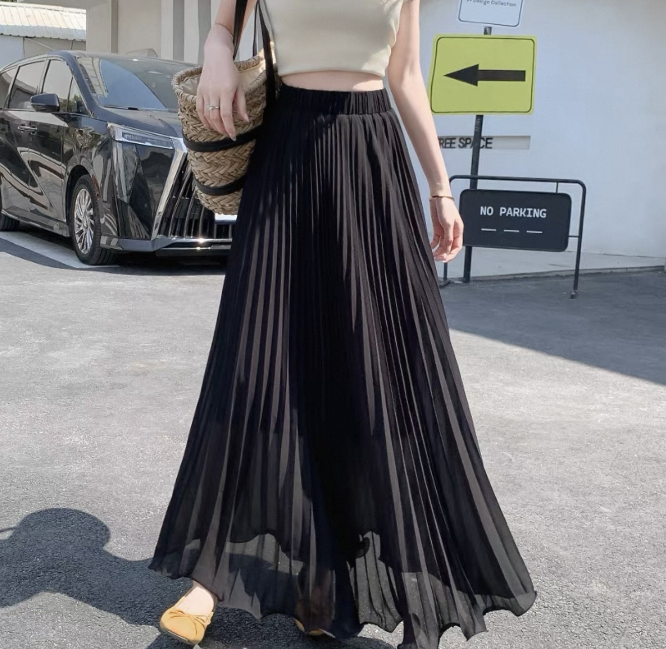 SK230韩系半身长裙