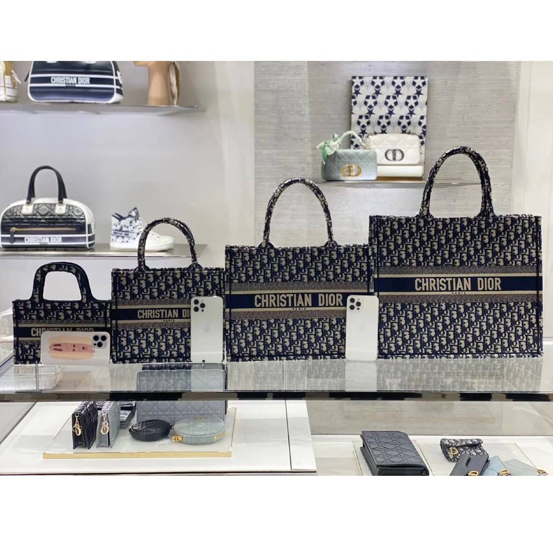 Christian Dior Book Tote: Mini to Large Sizes Available