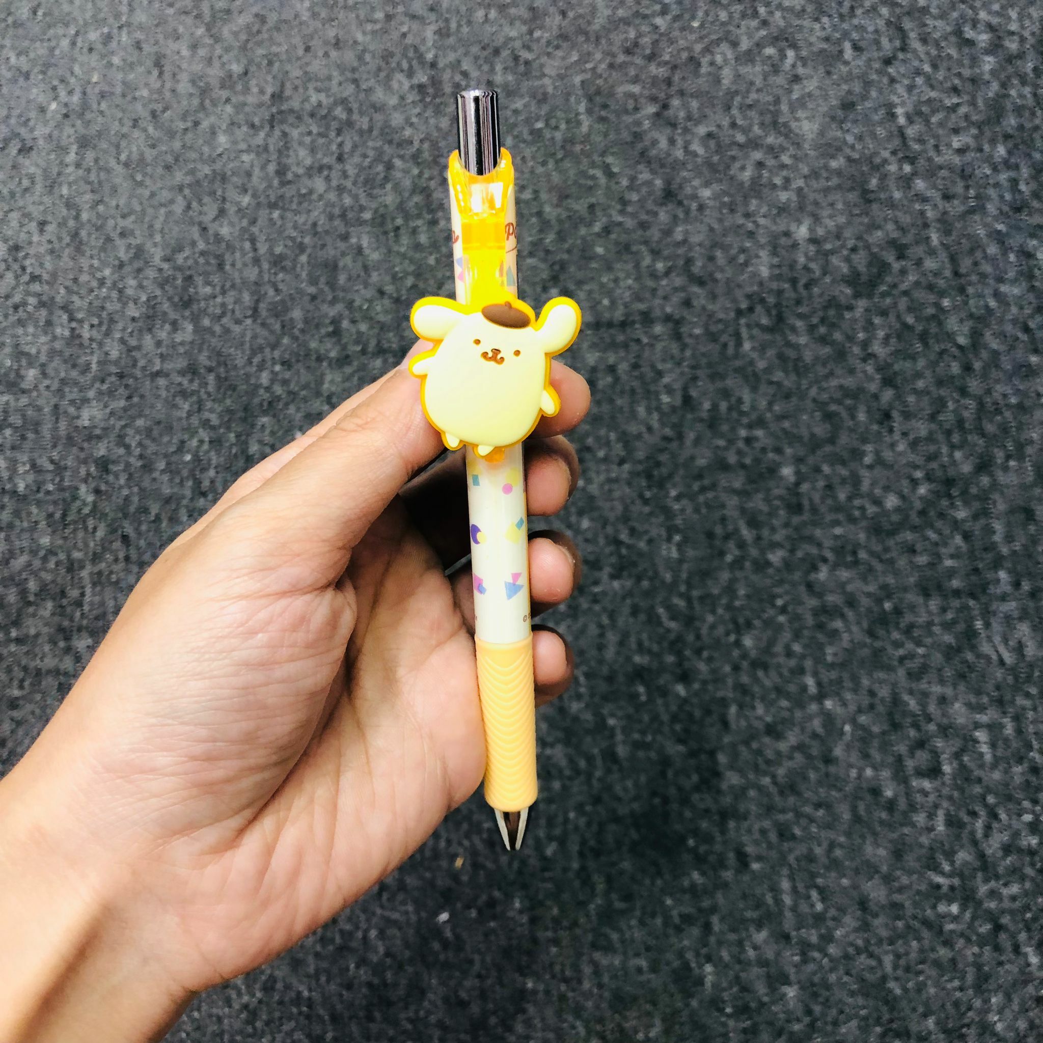 布甸狗 黃色啫喱筆