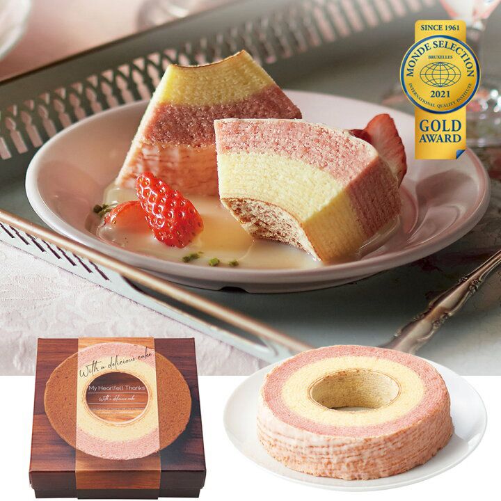 Mellow Ring - 草莓牛奶蛋年輪蛋糕🍓