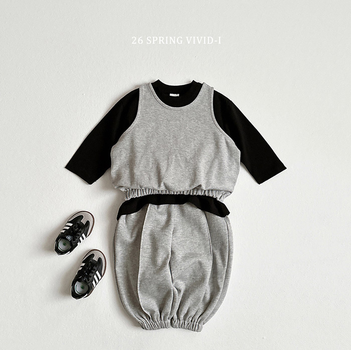 🇰🇷vivid_I set (vest+pants)