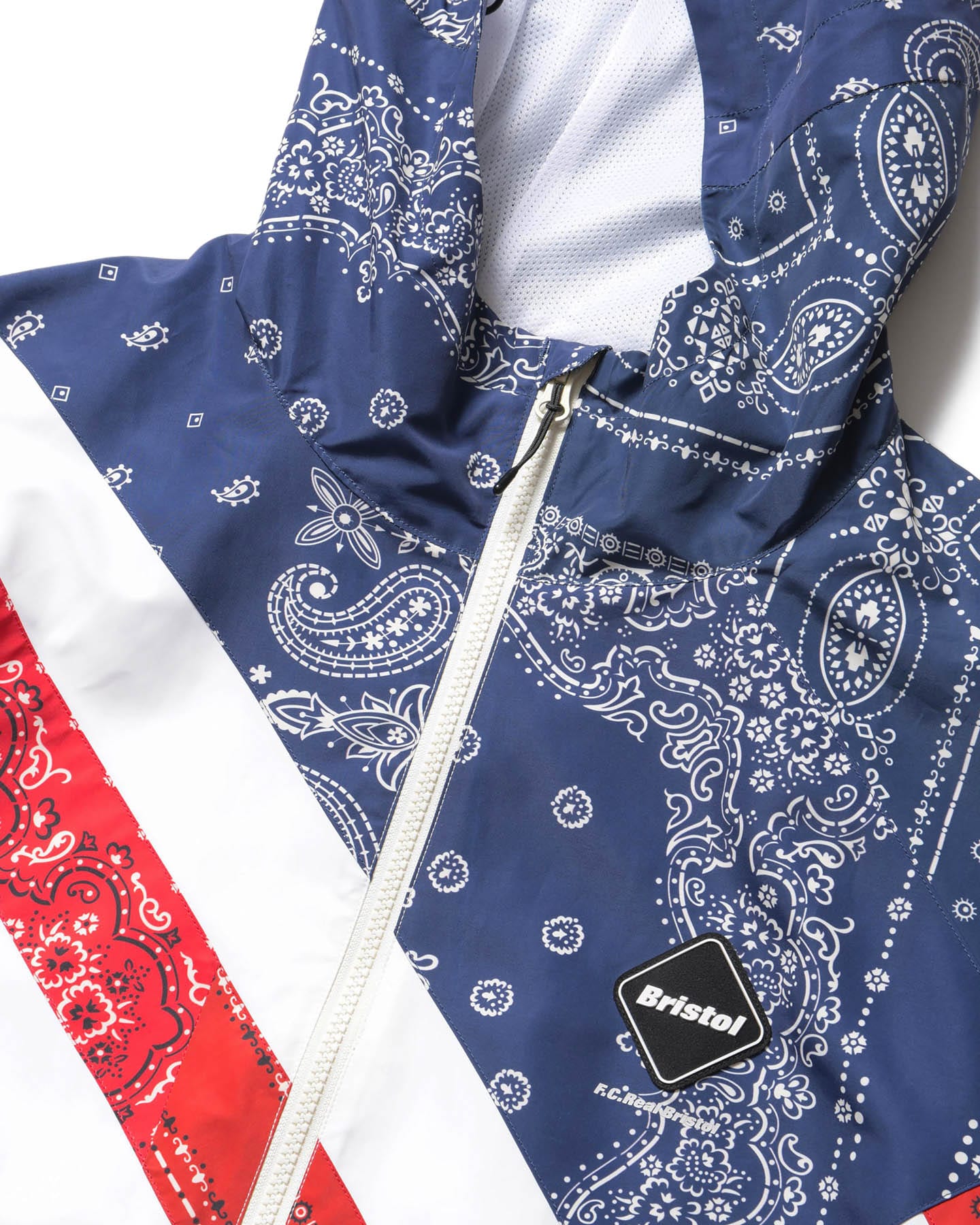 FCRB 26SS PATCHWORK STRIPE PRACTICE JACKET / XL (FCRB 260035)