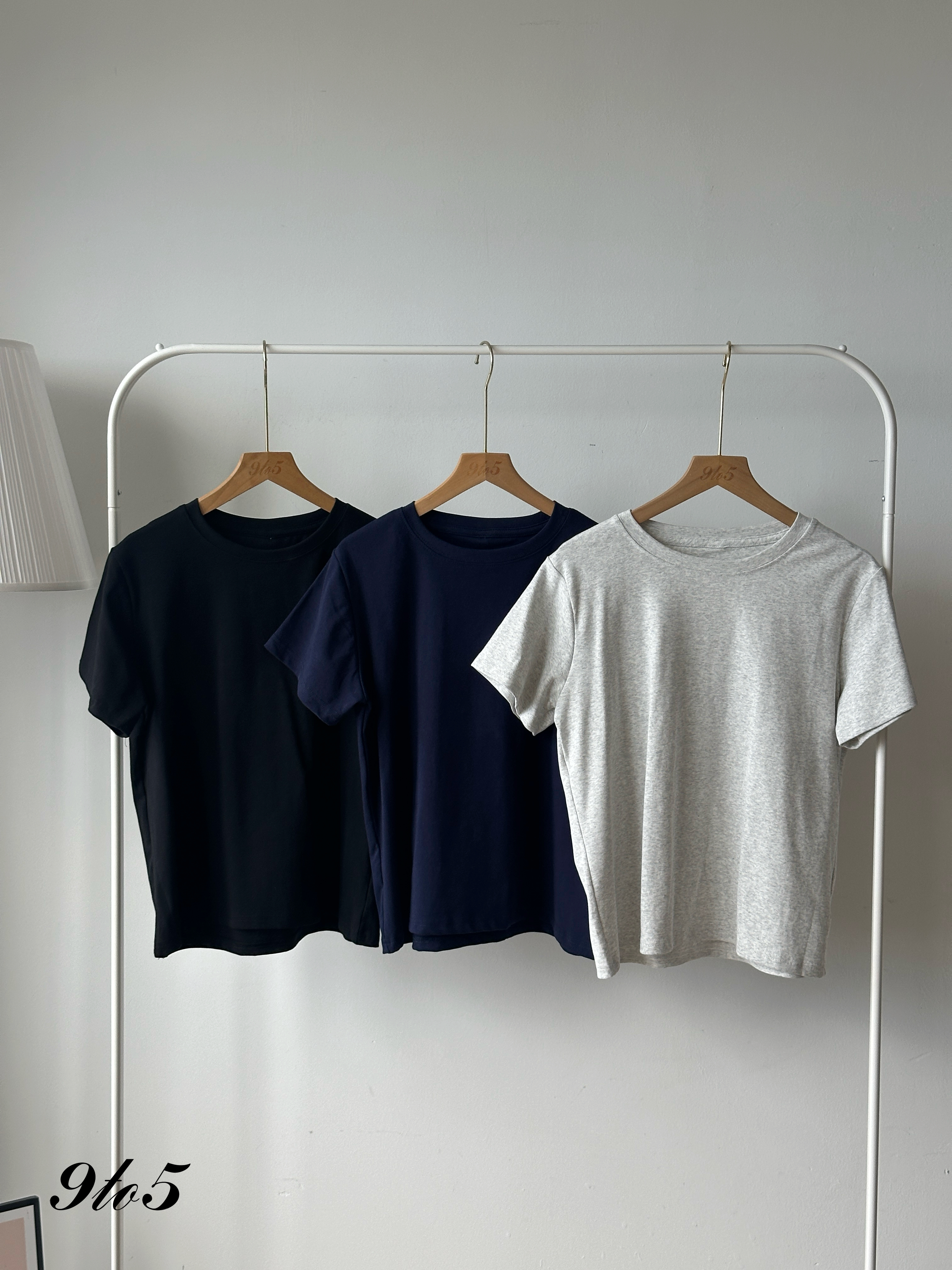 T4189 Short Sleeve Plain Tee - 5 Colors 