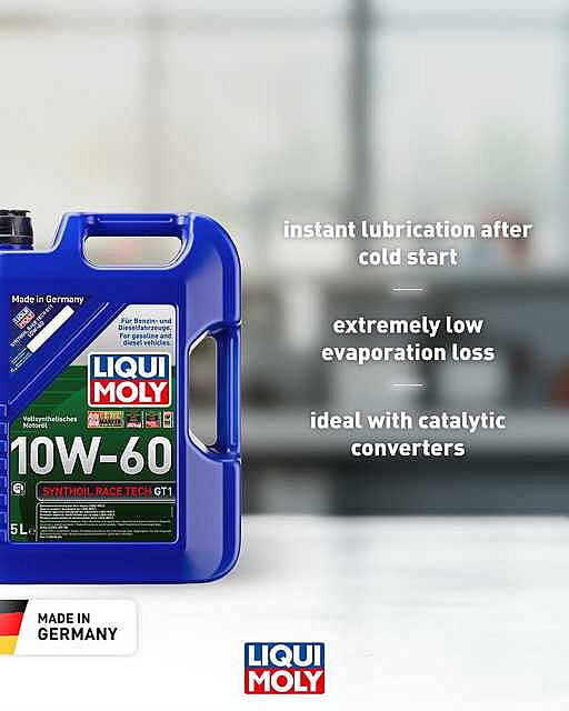 LIQUI MOLY Synthoil RaceTech GT1 10W-60 機油/潤滑油/偈油【原裝行貨】