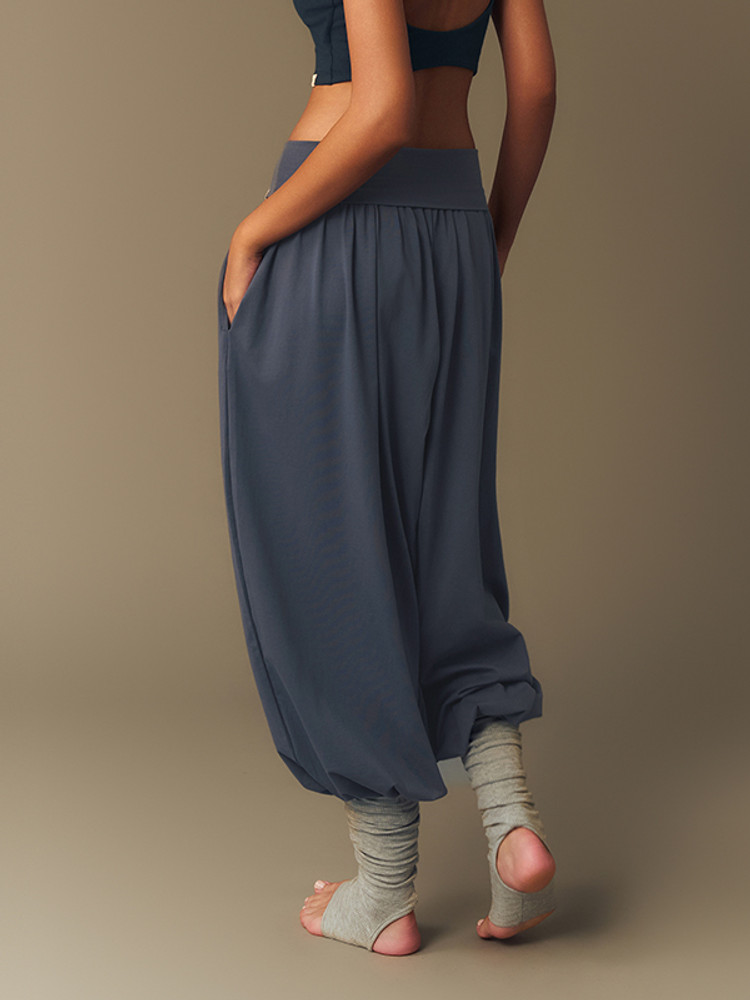 【慵懶感寬鬆燈籠Yoga Pants】預購_Soft Flow Pants by Grandeline