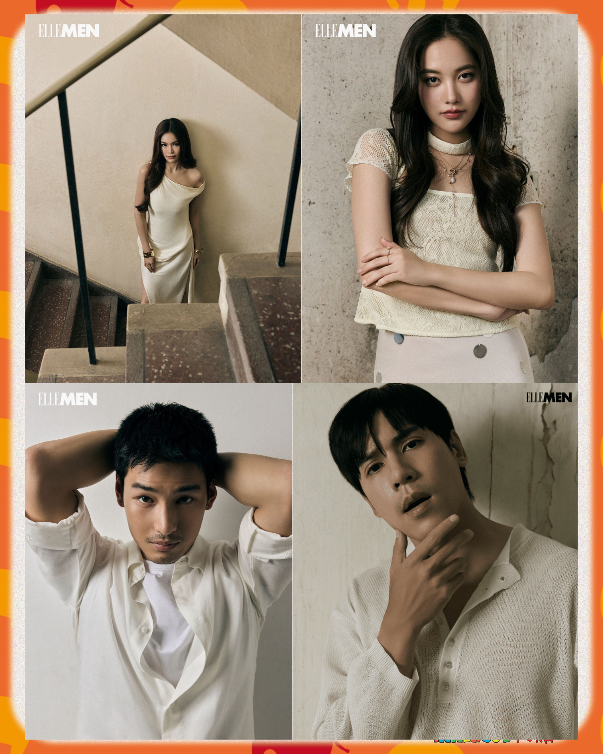 限量預購 (售完即止) | Apo Engfa Freen Jes 內頁 -  Elle Men Thailand 宋威龍封面 2026 MAR 3月號 泰國雜誌 