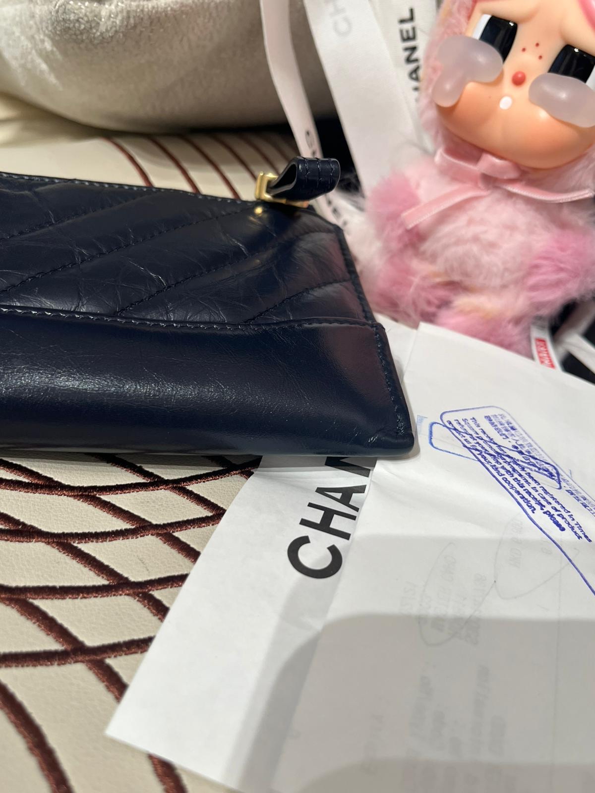 Chanel Gabrielle Zipped Long Wallet calfskin 100%Authentic,98%new ✅專門店收據✅27card✅box Size:L19.5xH10.5xW0.5cm