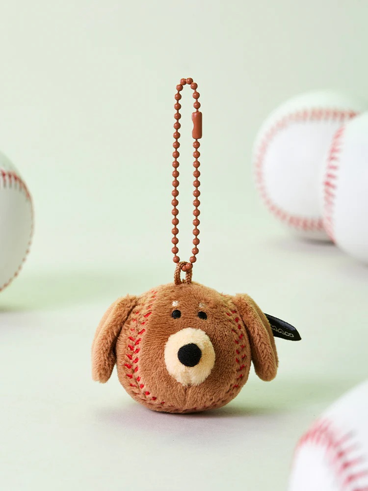 📦訂購 韓國代購 Line Friends JOGUMAN WOODY BASEBALL PLUSH KEYRING 棒球公仔鎖匙扣