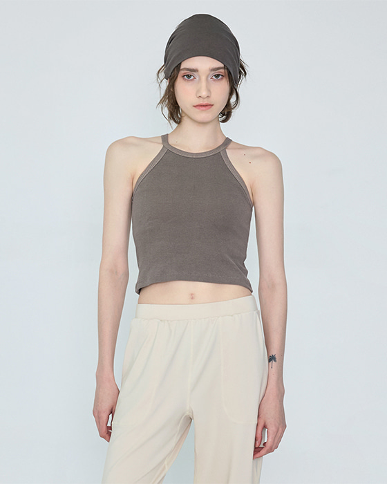 預購_DEVI-TS0049 Pigment Holter Sleeveless by Devi wear