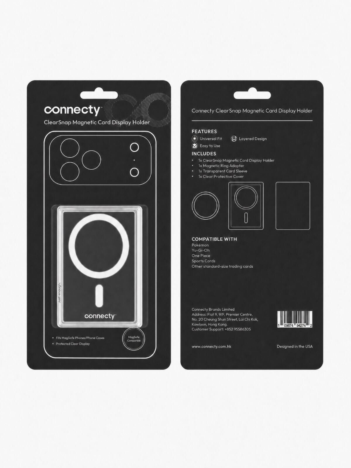 Connecty ClearSnap 晶透磁吸收藏卡展示殼 CH110W [預計8月中出貨]