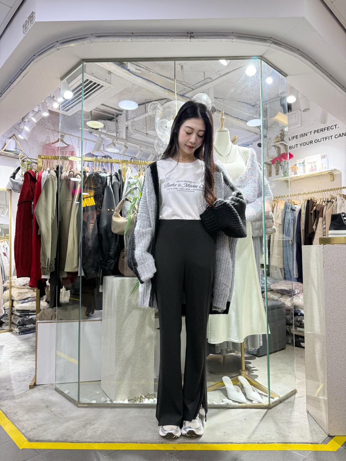 百搭撩草英文字Tee