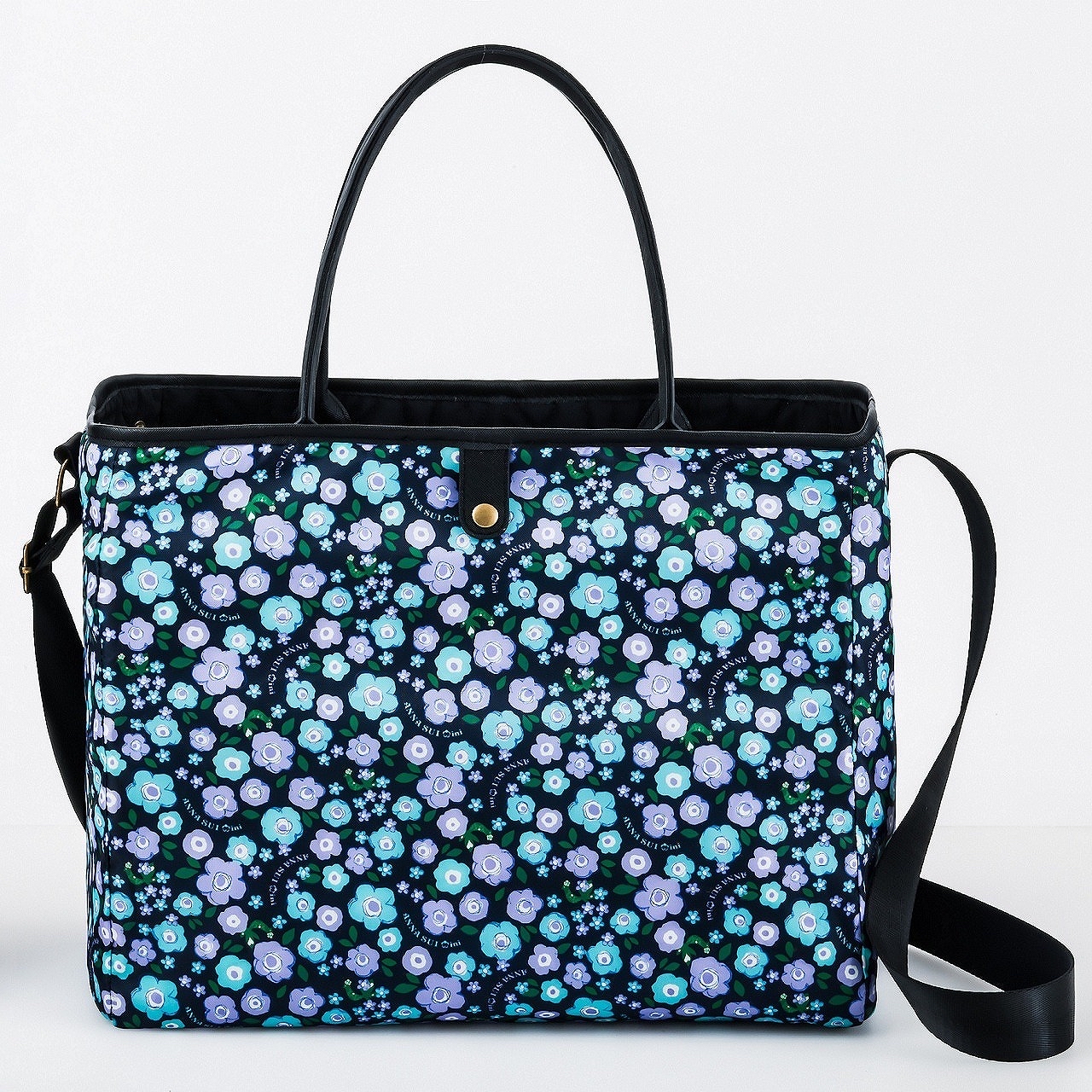💜 ANNA SUI mini 迷必收！一包兩用，隨心變換風格 💜 『ANNA SUI mini リバーシブルで使えるロゴキルトなトートバッグBOOK』