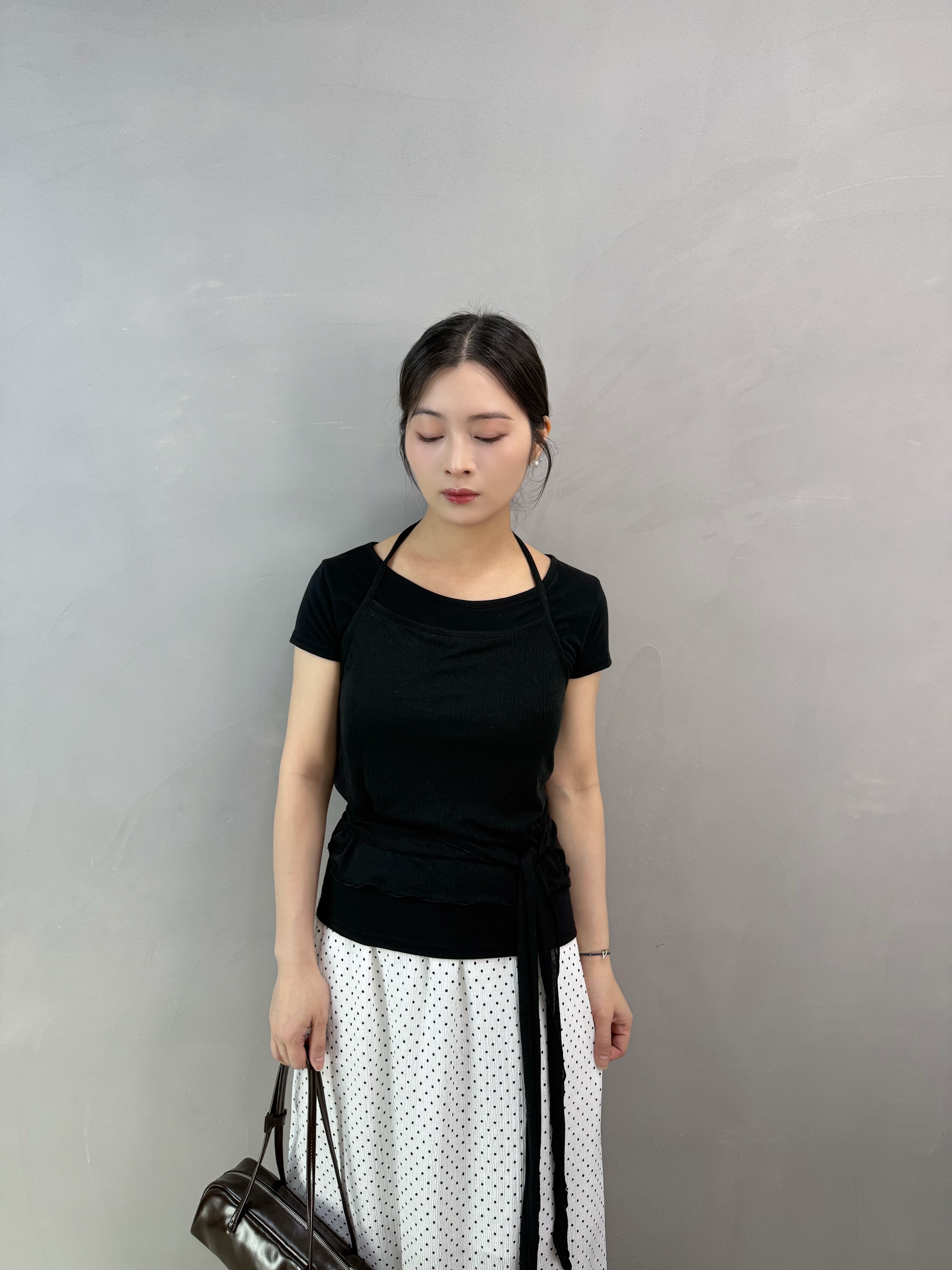 Q66 綁腰吊帶+Tee Set