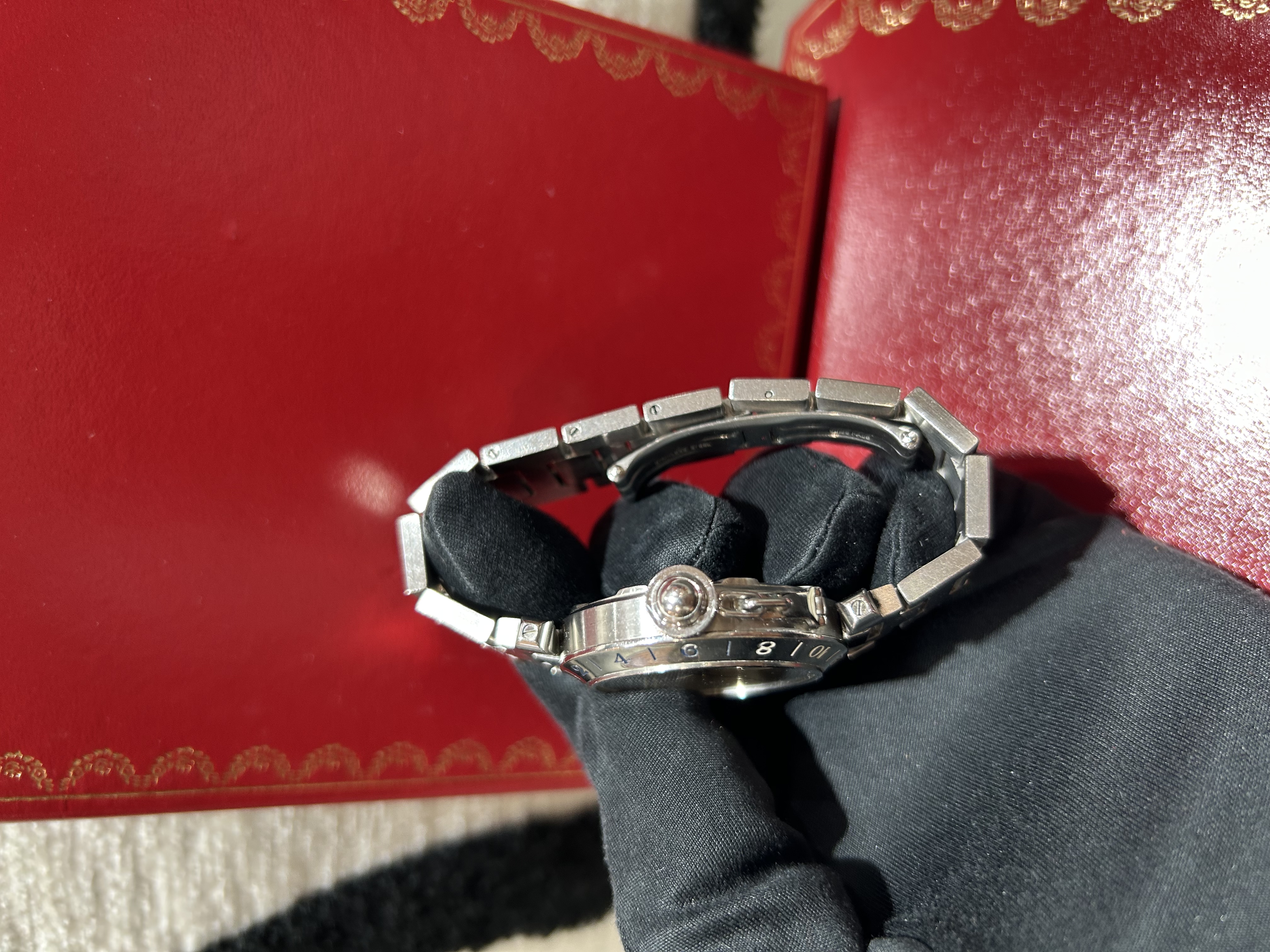 Cartier Pasha C GMT Watch automatic 100%Authentic,98%New ✅99證書✅Box✅Booklet