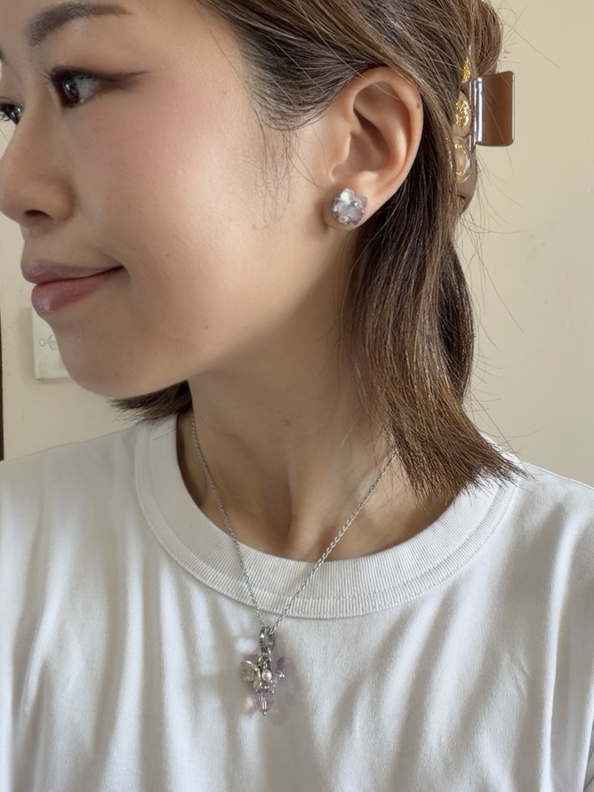 日本花辦系列 - 幻彩紫白款