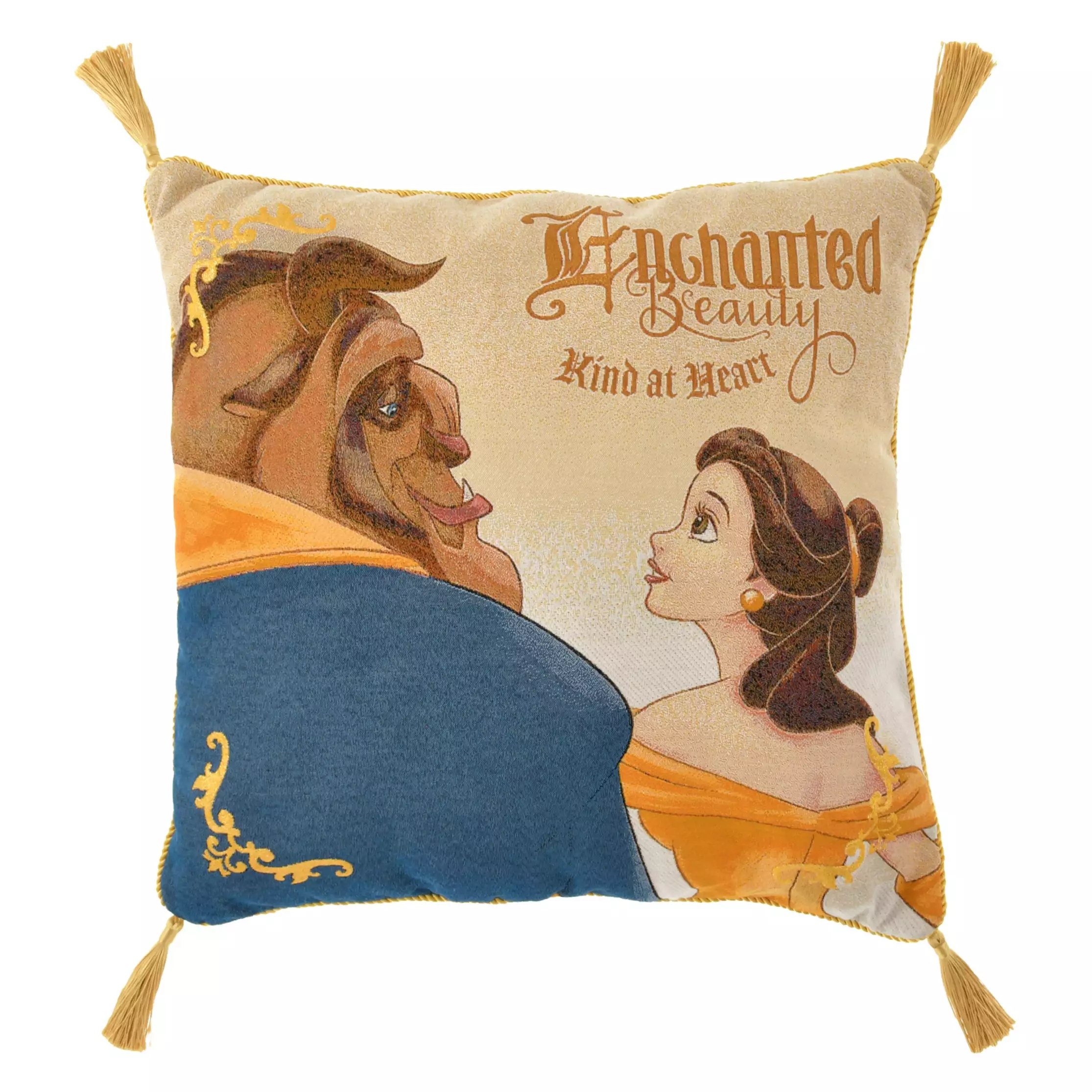🌸 【預訂】Cushion - DISNEY ANIMATION BEAUTY AND THE BEAST 35TH ANNIVERSARY