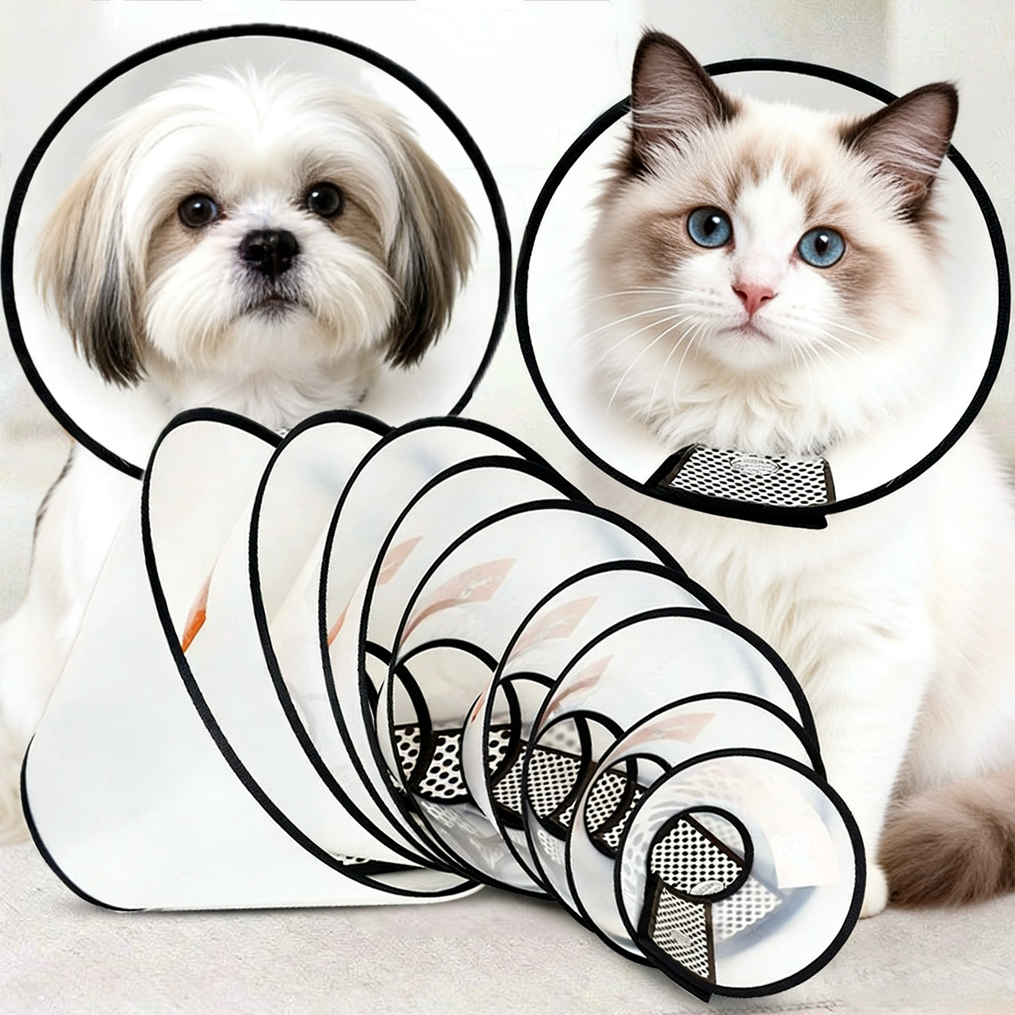 [現貨] 貓狗防抓防舔頸圈（4種尺寸）