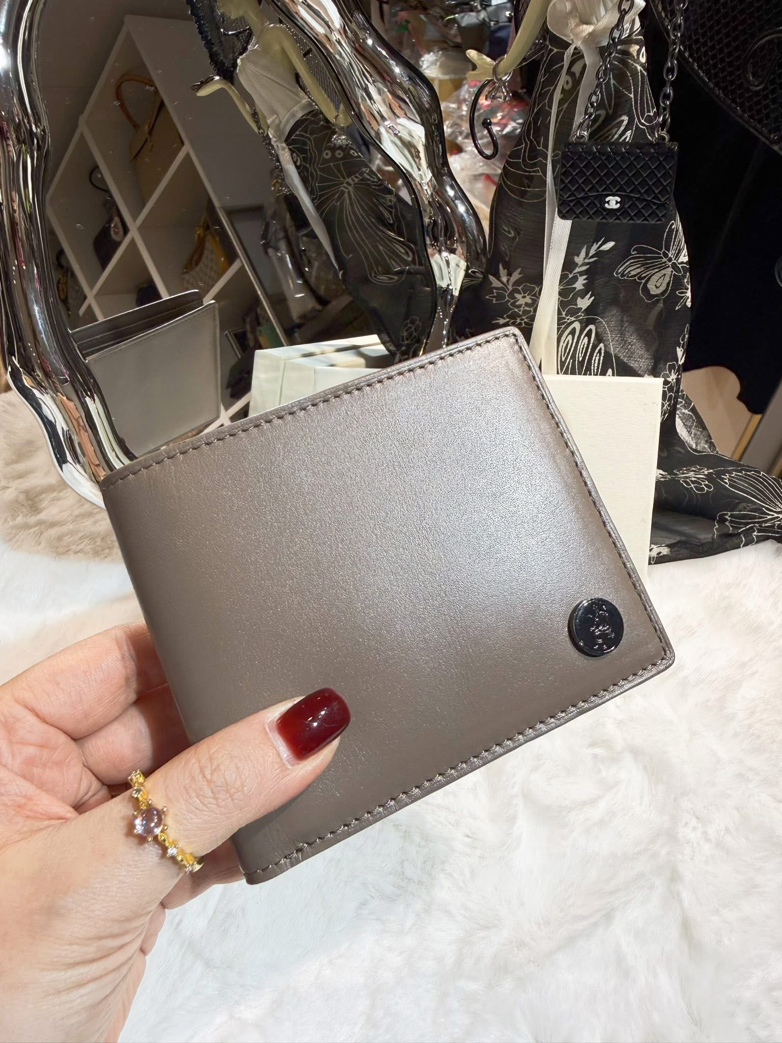 Agnes b wallet 1205/Khaki