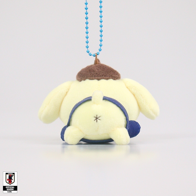 🌸 【預訂】Pompompurin 公仔掛飾(趴) - Sanrio x Japan National Football Team Ver. 2026