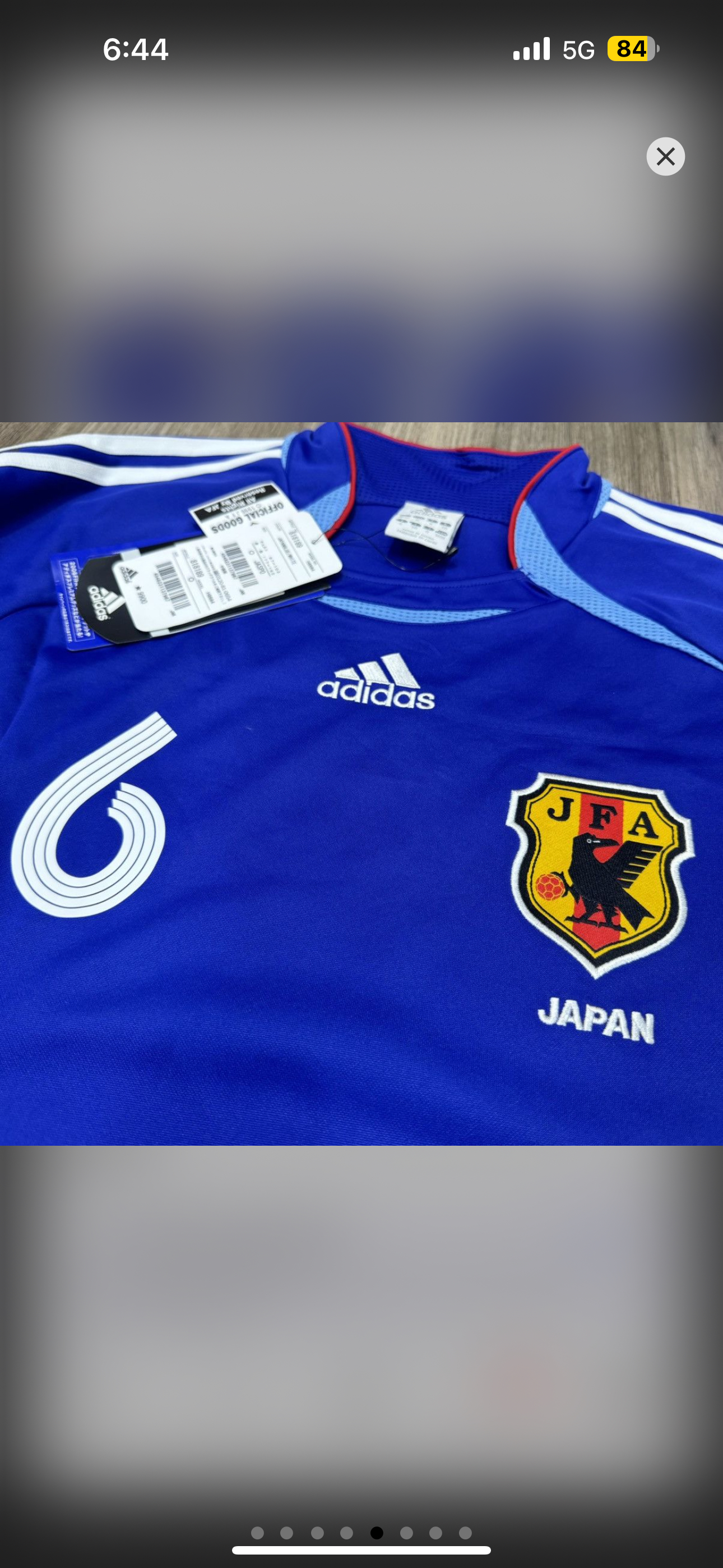 Japan WC2006 home shirt #6 K.Nakata (bnwt)