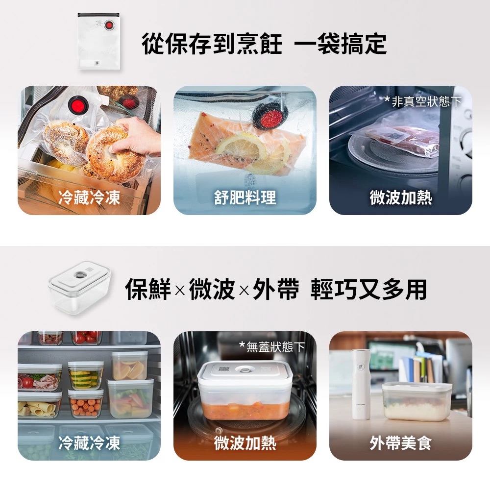 德國孖人牌 - ZWILLING® Fresh & Save 真空樹脂保鮮套裝7件