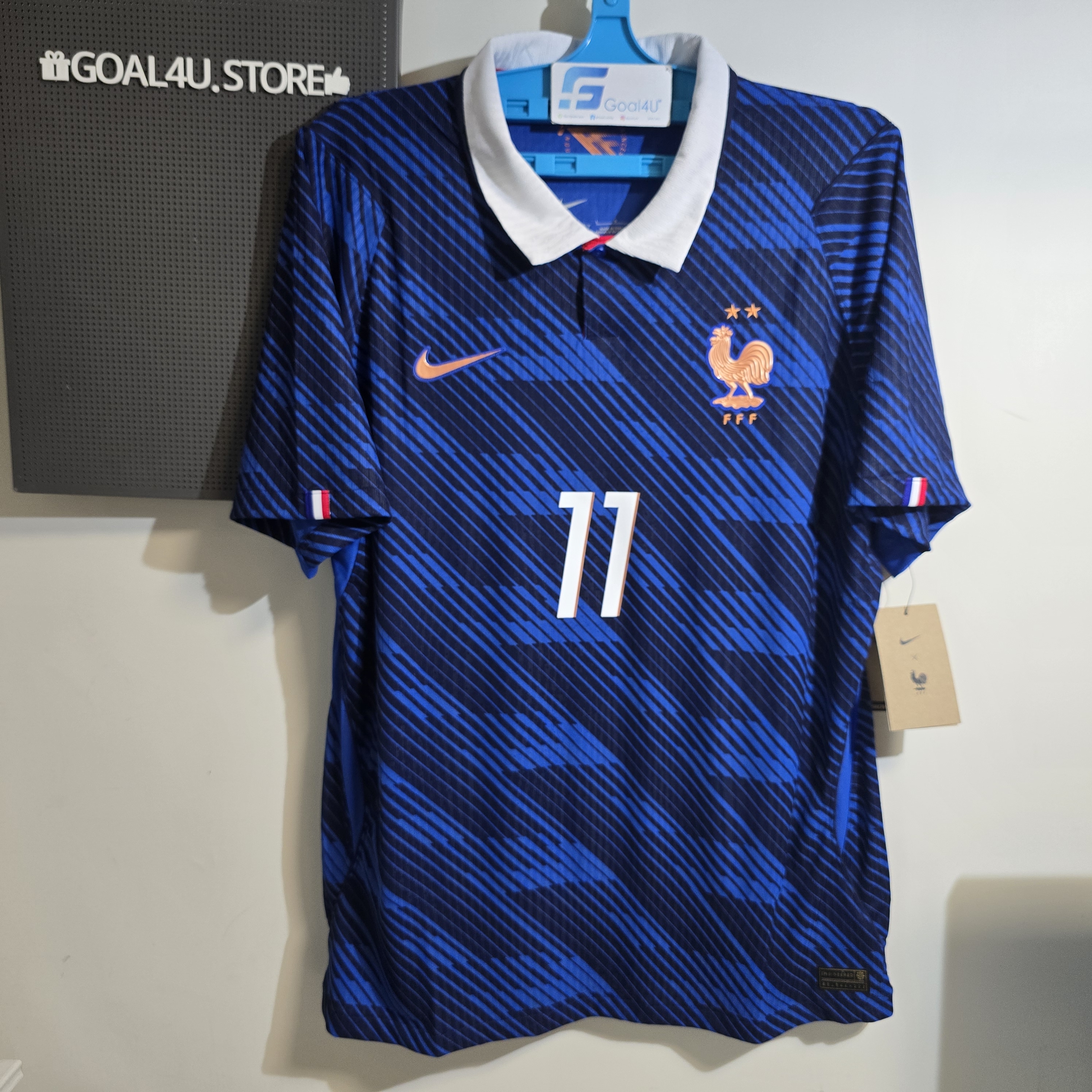 🗽致敬自由女神 Nike France 法國 2026-27 主場球員版球衣 (可加印字章) IB5158