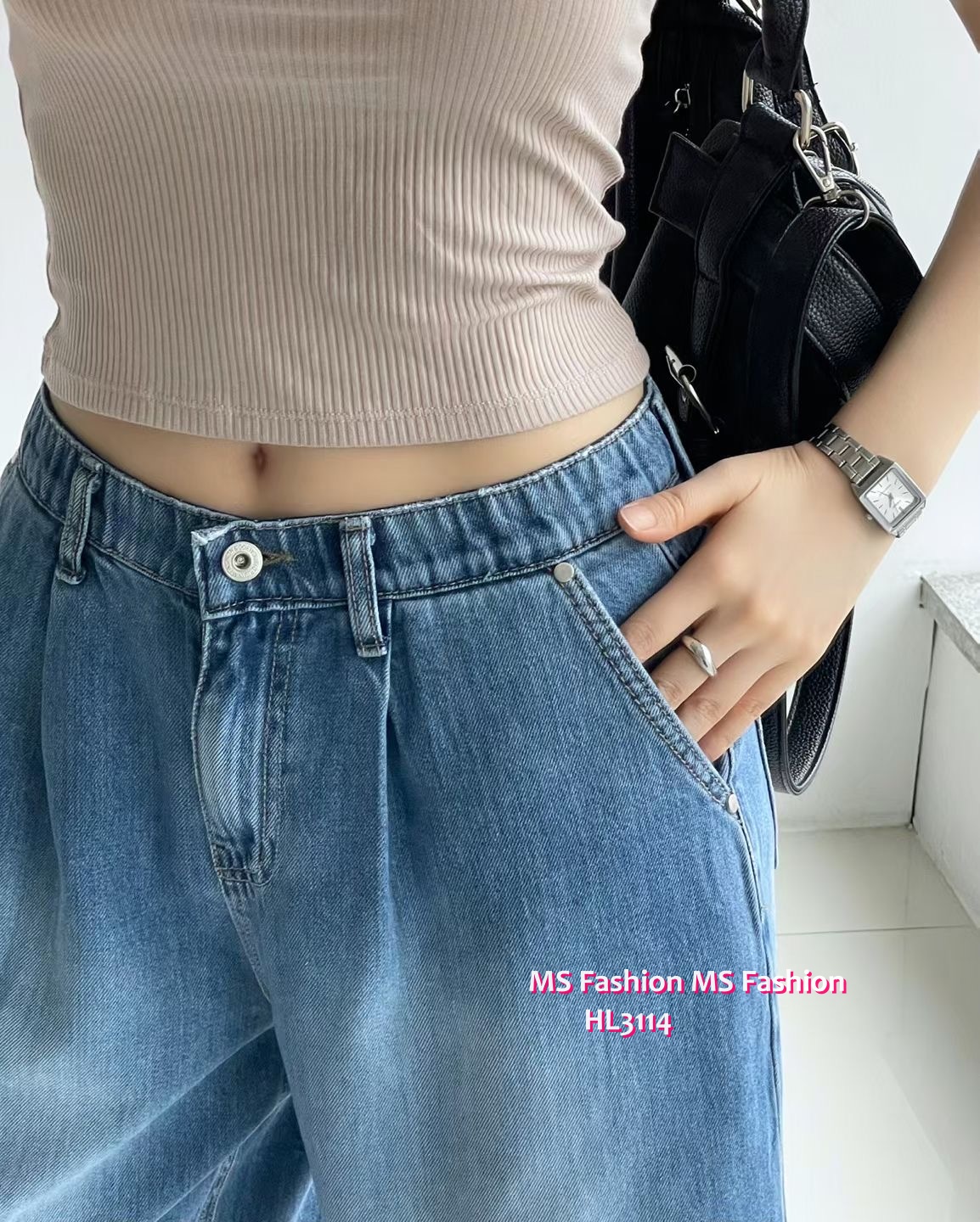 HL3114 韓國👖Howluk單摺短牛
