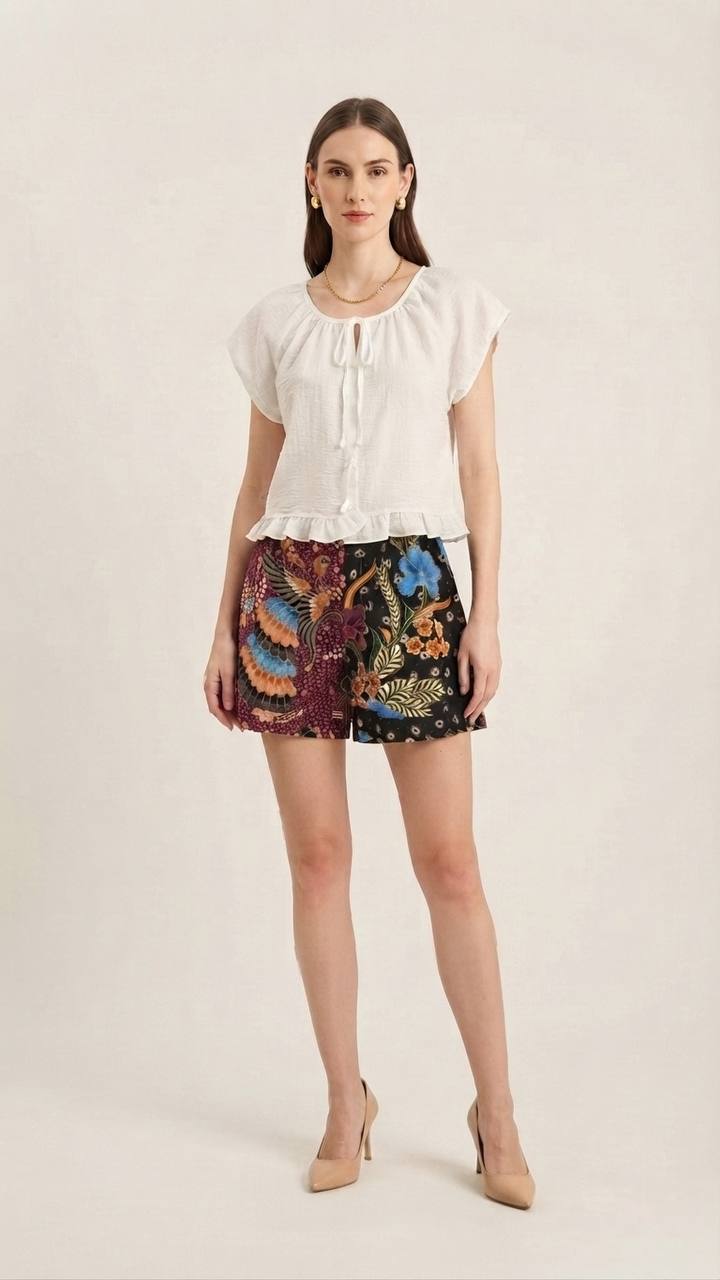 T2678 - Mekar Senja Batik Short 