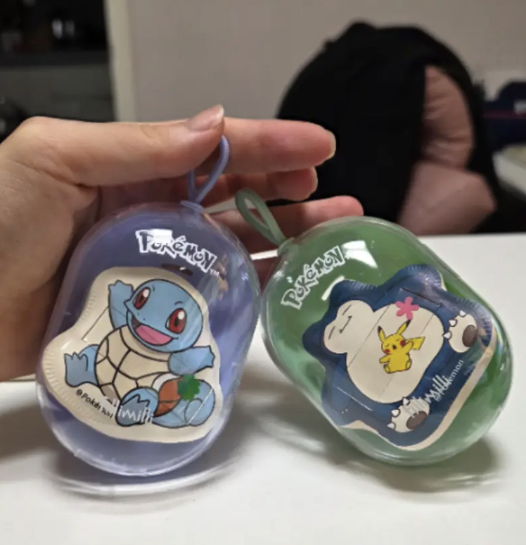 韓國 Fillimilli × Pokemon 胖胖泡芙 Puff pang pang 粉撲 卡比獸 / 車厘龜 