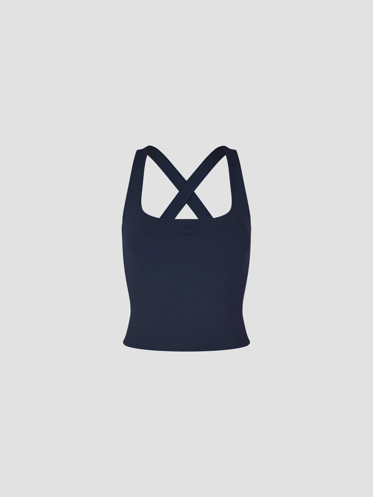 預購_Square-neck Cap Built-in Tank top by Conch